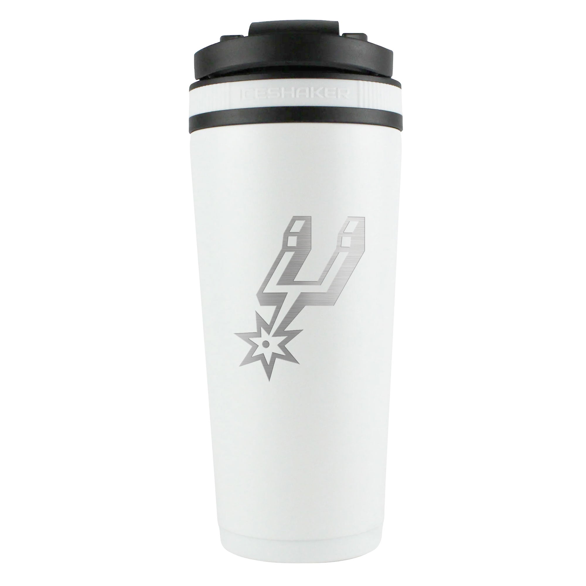 Officially Licensed San Antonio Spurs 26oz Ice Shaker - White