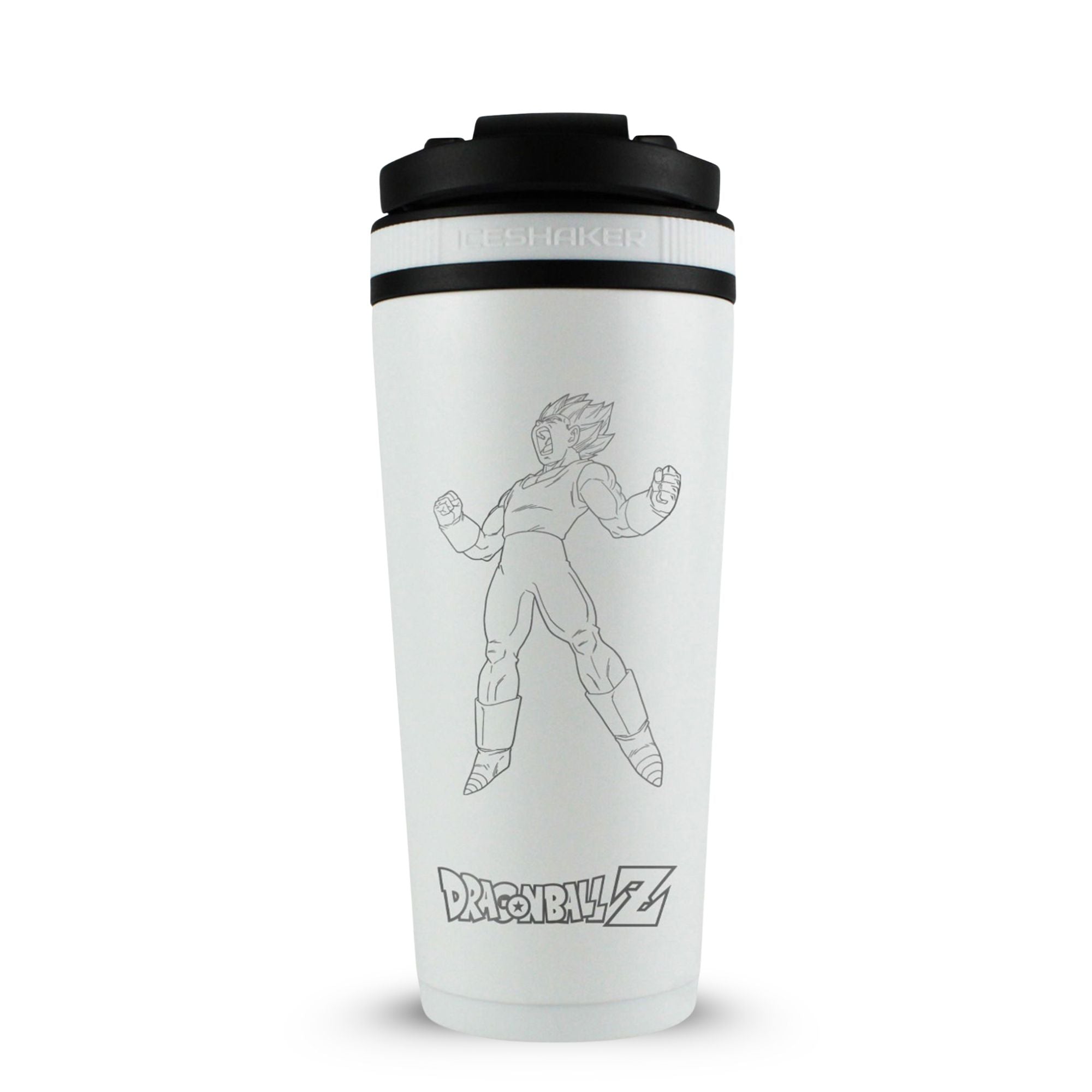 Dragon Ball Z Vegeta 26oz Ice Shaker - White
