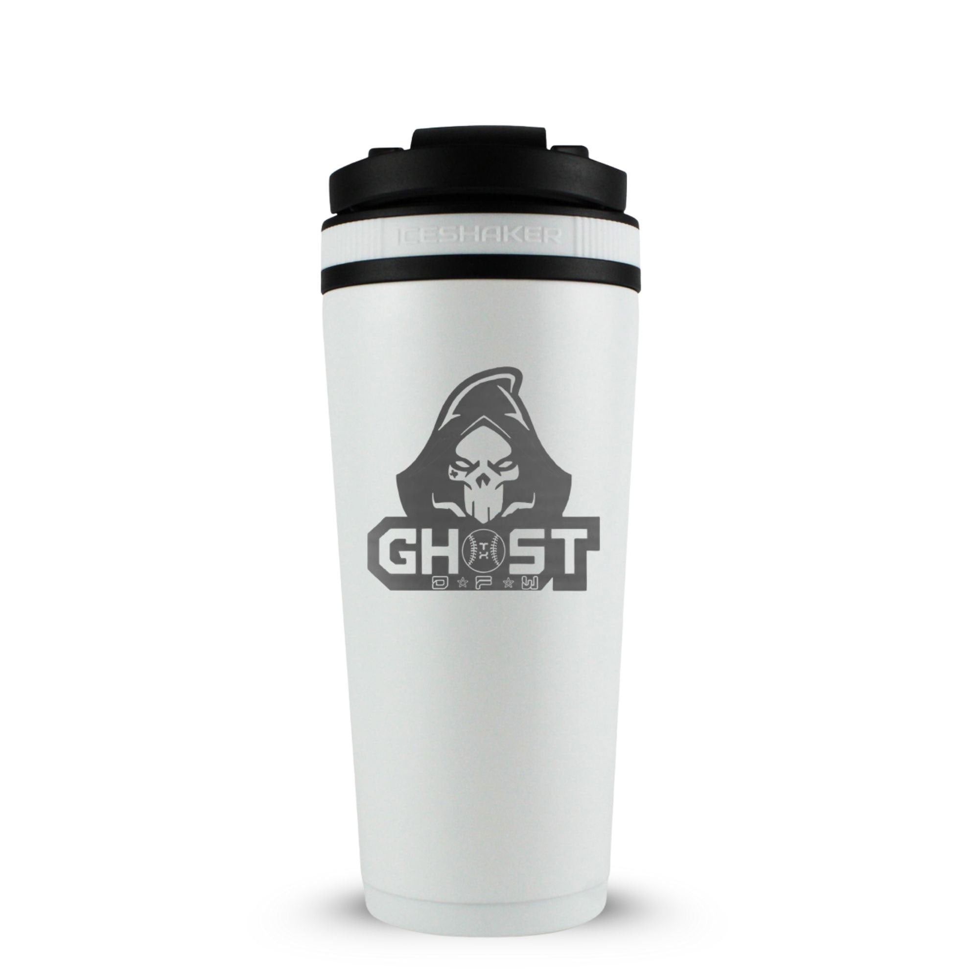 Custom Ghost DFW Baseball 26oz Ice Shaker