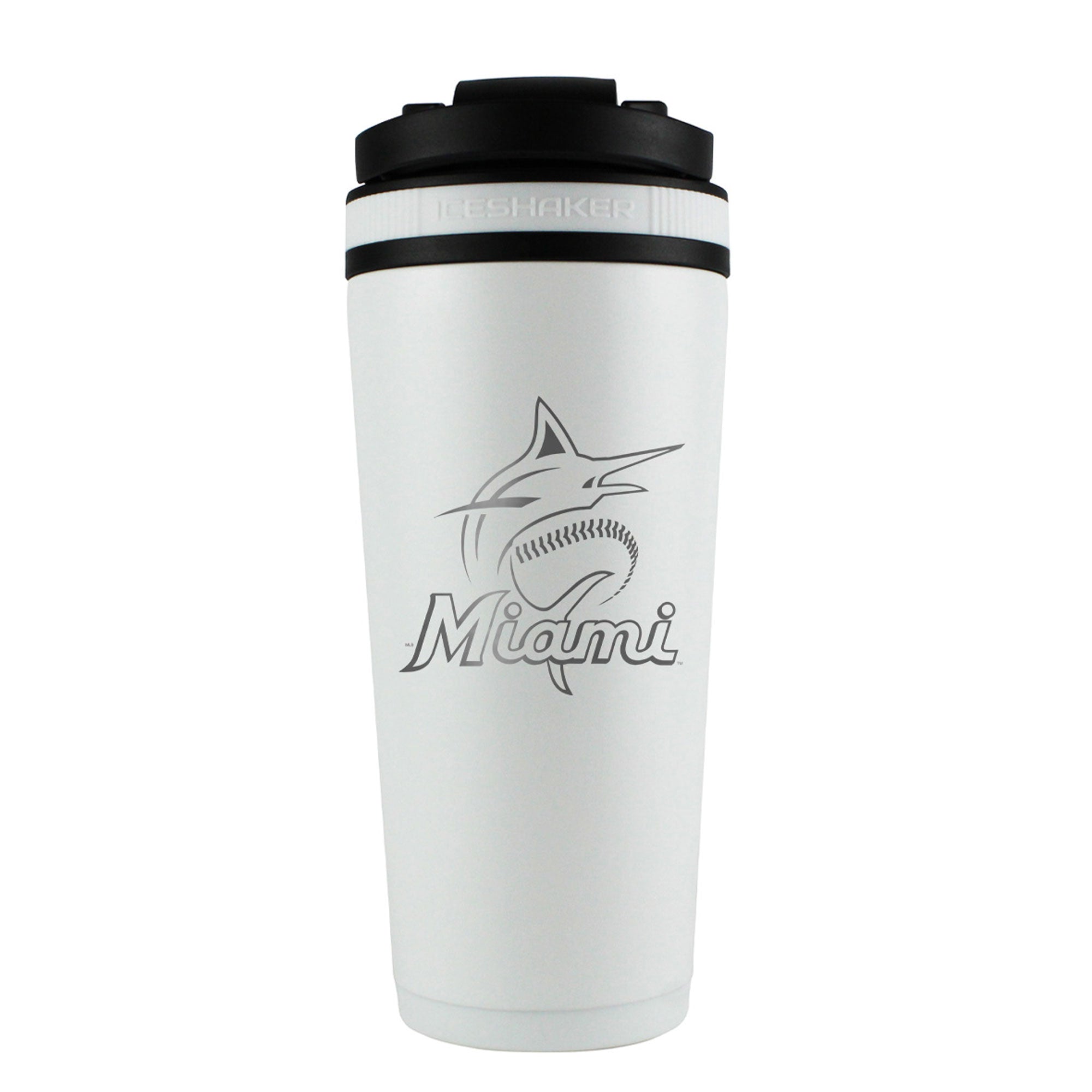 Officially Licensed MLB Miami Marlins 26oz Ice Shaker