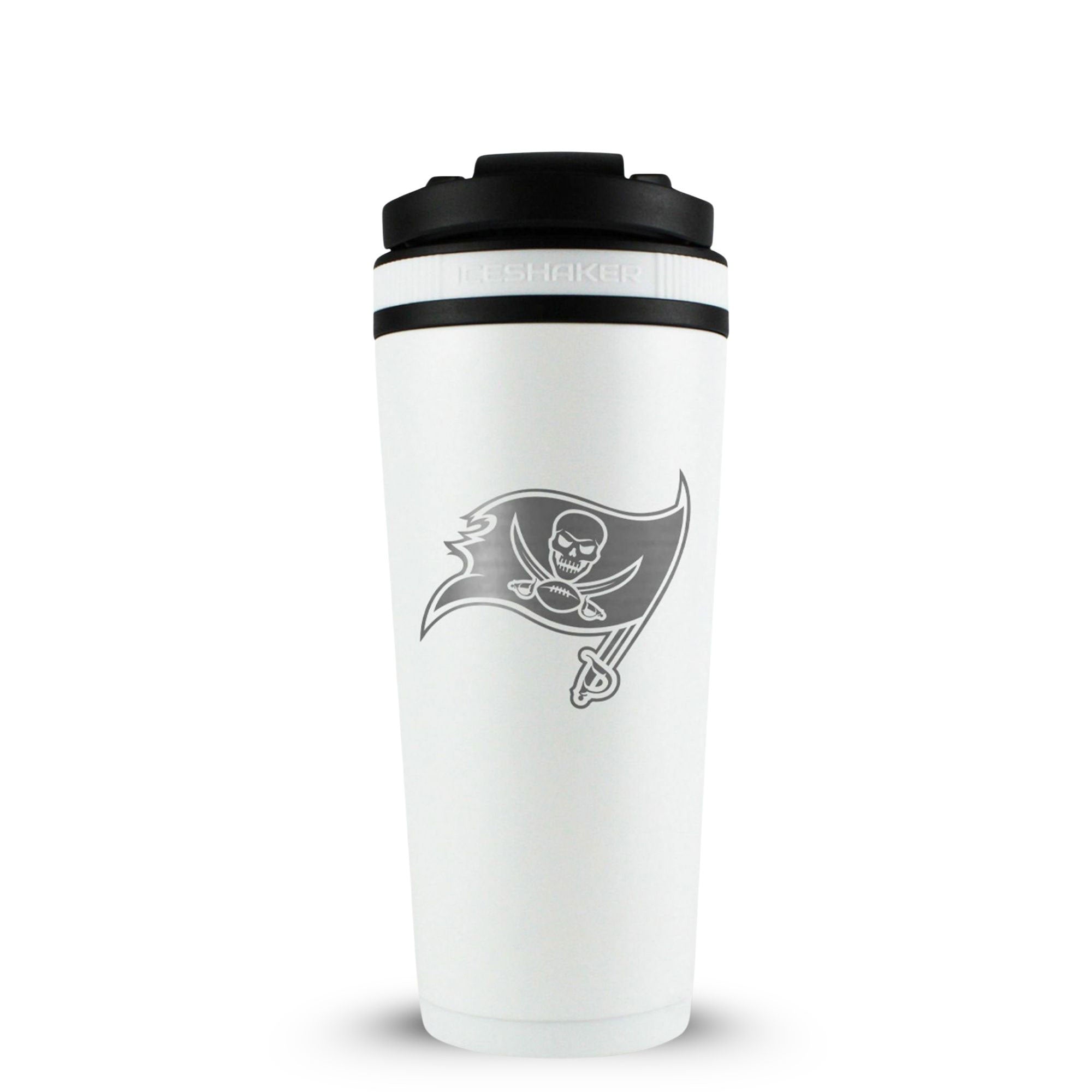 Officially Licensed Tampa Bay Buccaneers 26oz Ice Shaker - White