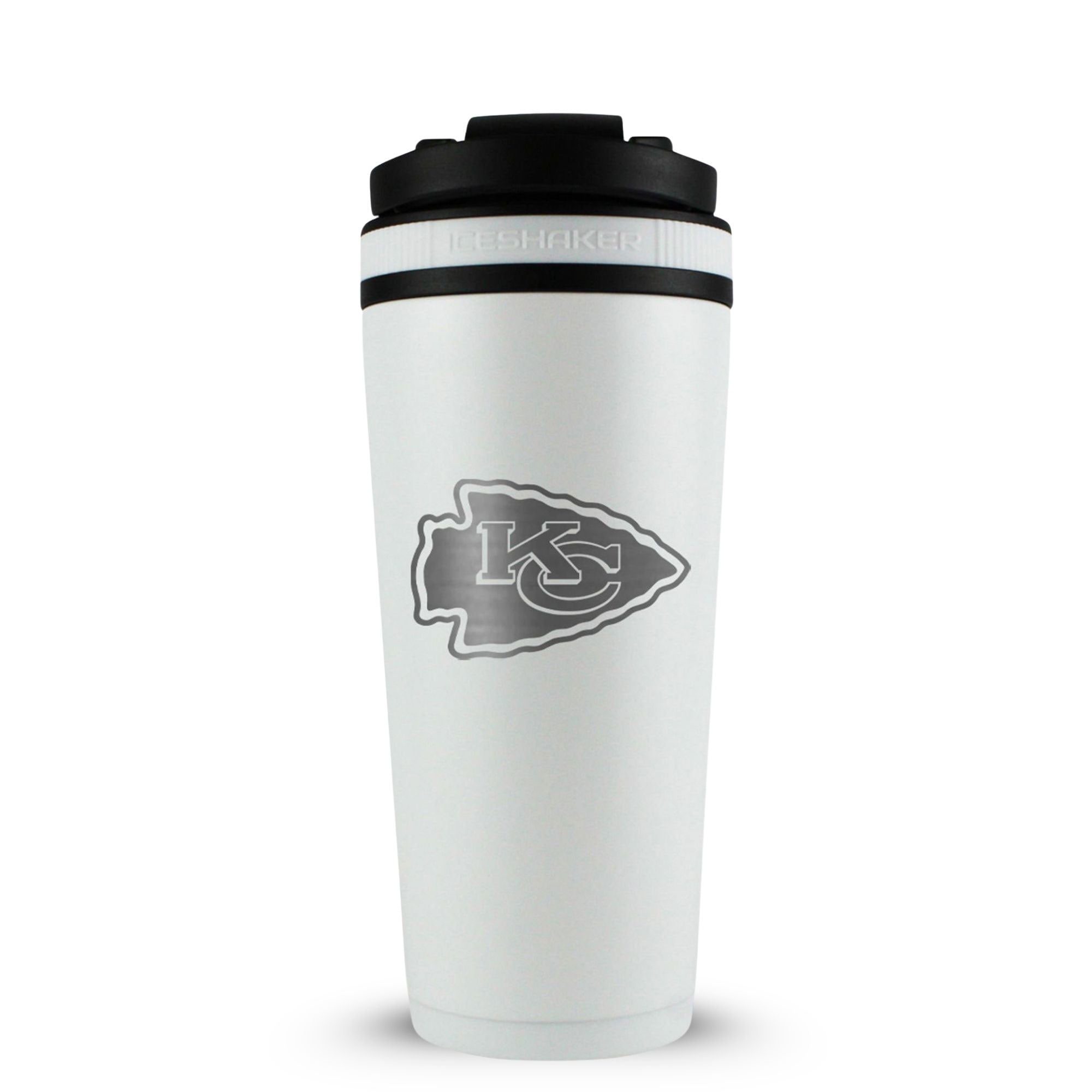Officially Licensed Kansas City Chiefs 26oz Ice Shaker - White