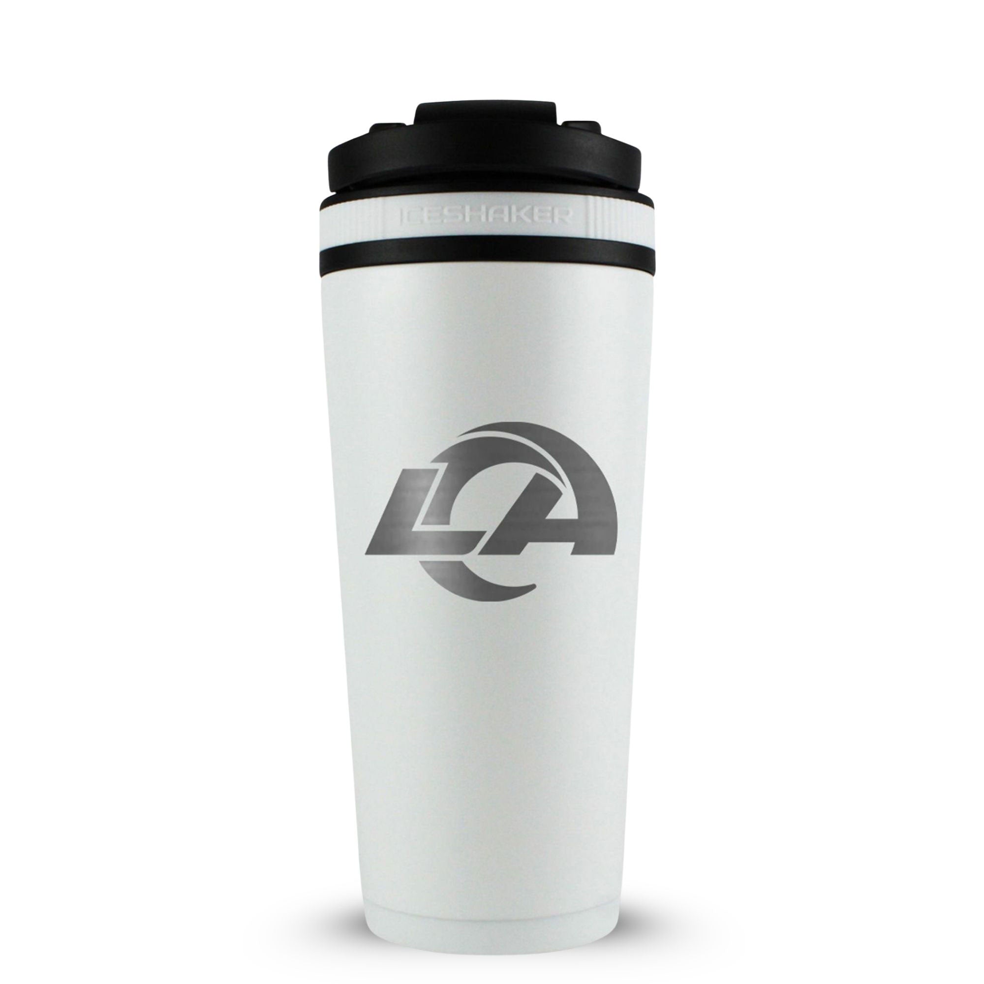 Officially Licensed Los Angeles Rams 26oz Ice Shaker - White