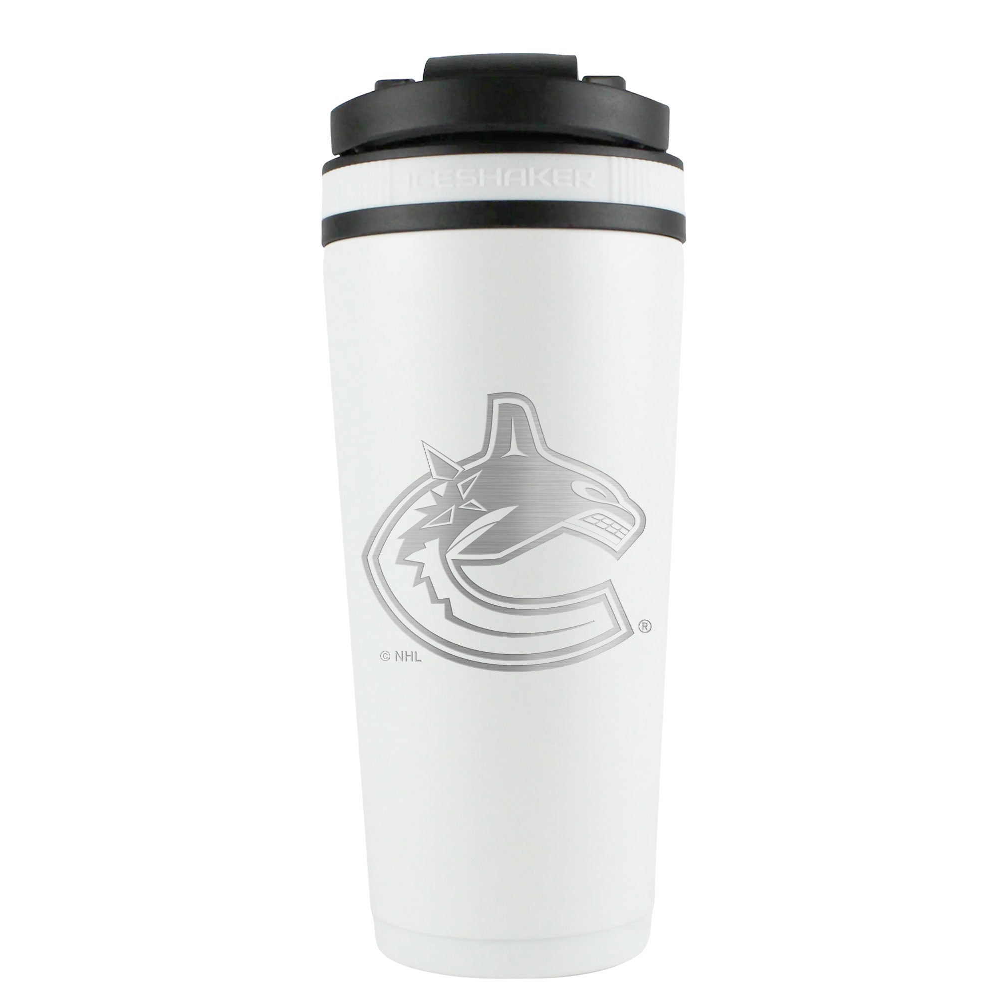 Officially Licensed Vancouver Canucks 26oz Ice Shaker - White