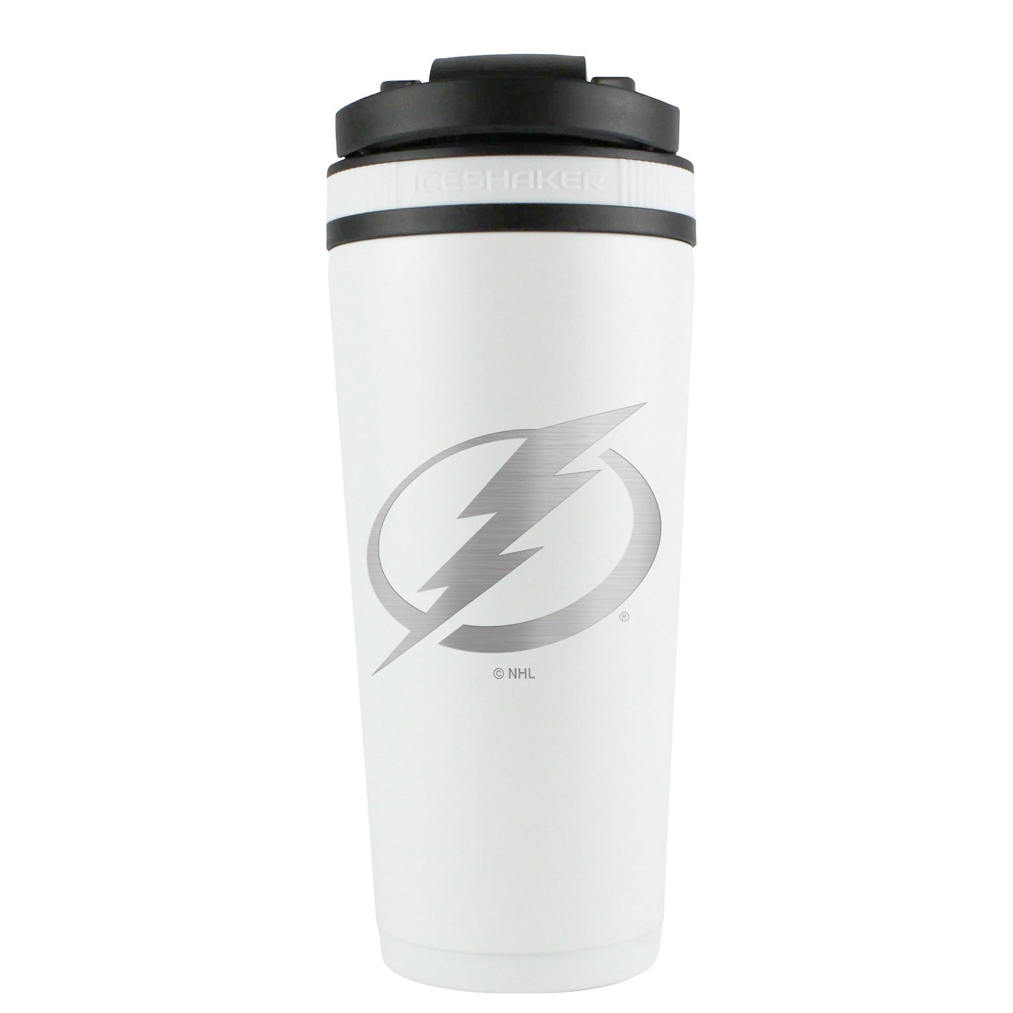 Officially Licensed Tampa Bay Lightning 26oz Ice Shaker - White