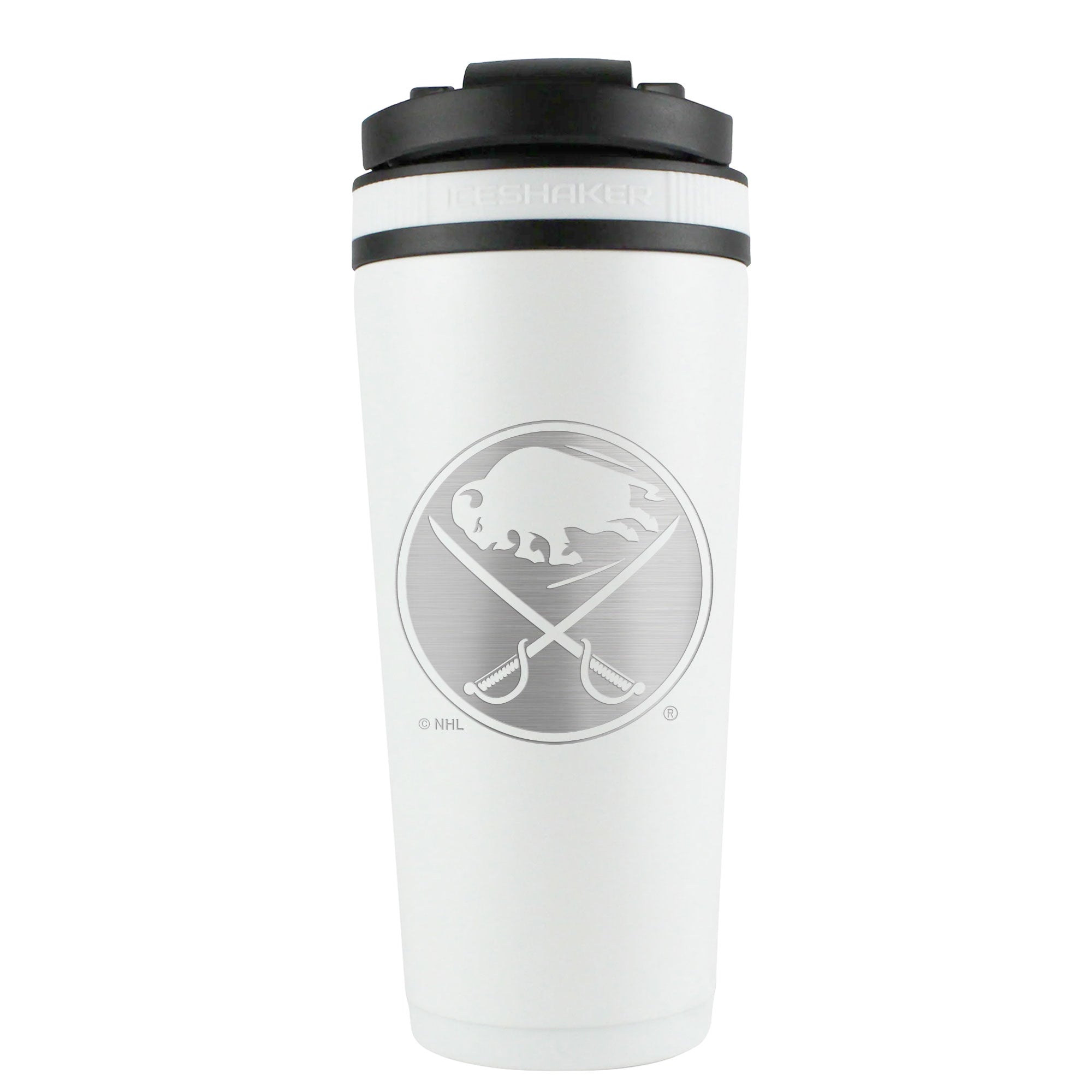 Officially Licensed Buffalo Sabres 26oz Ice Shaker - White