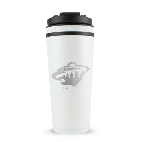 まなぴっぴ　新品未開封　MEDICAL PROOF THE LINE NHL Minnesota Wild Insulated Shaker Bottle, White | ICESHAKER