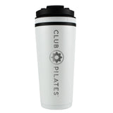 Club Pilates White 26oz Ice Shaker