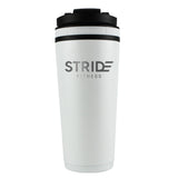 Stride Fitness White 26oz Ice Shaker