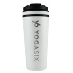 Yoga Six White 26oz Ice Shaker