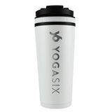 Yoga Six White 26oz Ice Shaker
