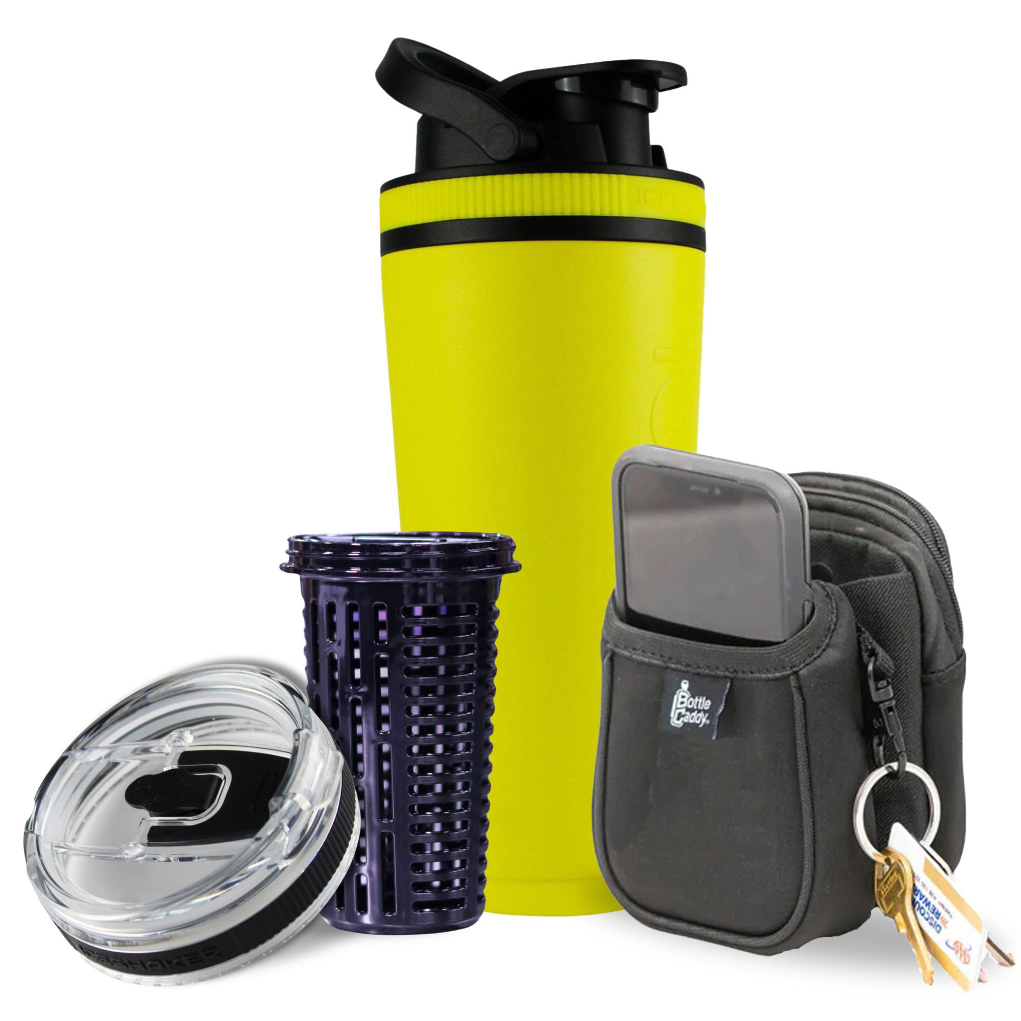 Yellow 26oz Ice Shaker Bundle