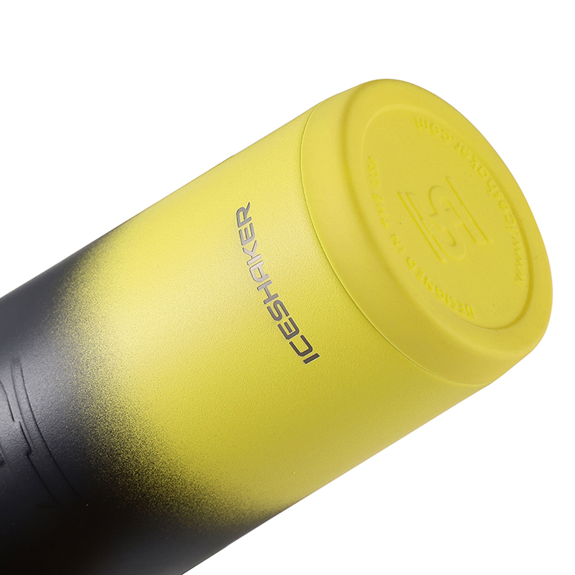 26oz Ice Shaker - Yellow Black Ombre