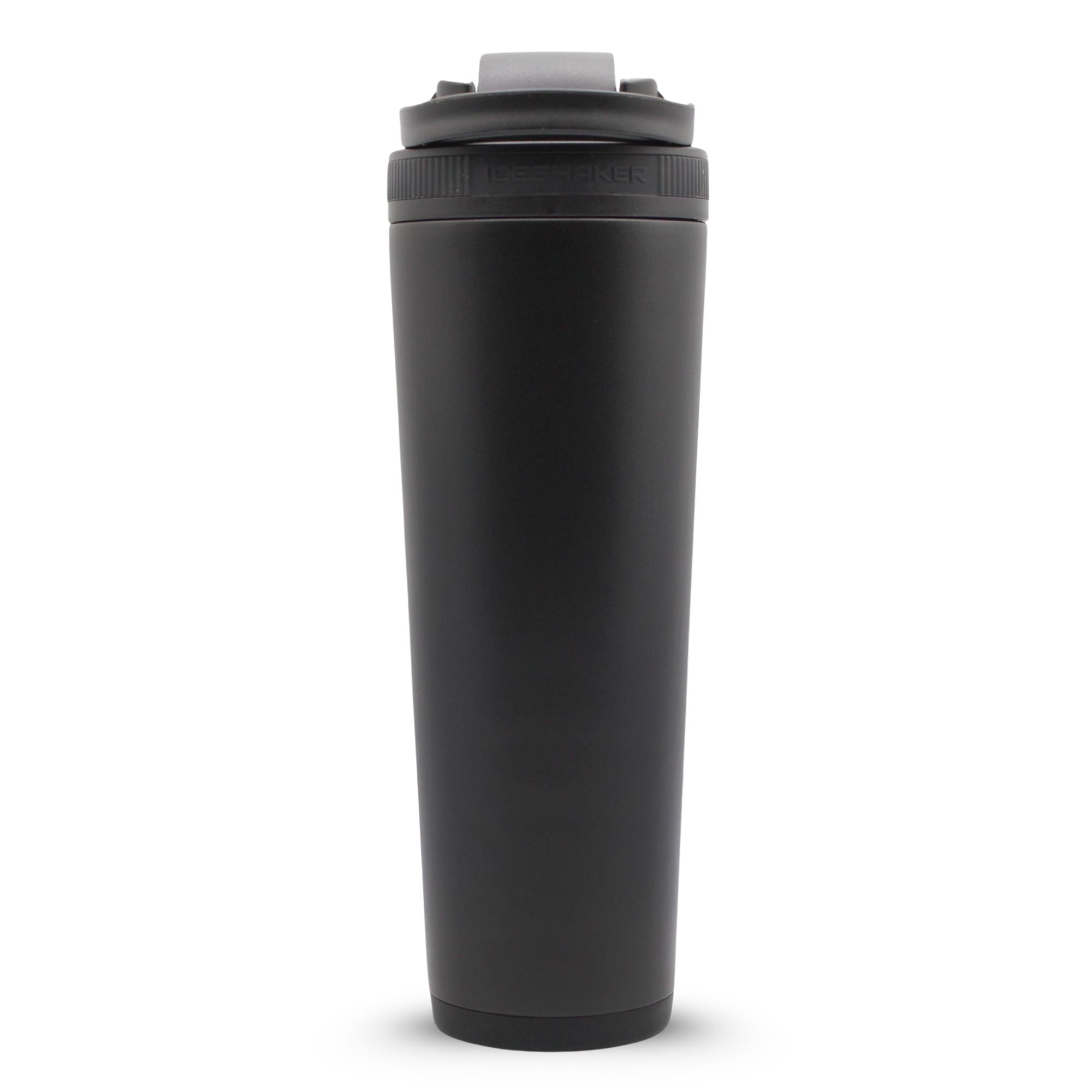 32oz Stainless Steel Shaker Bottle, Black | Ice Shaker