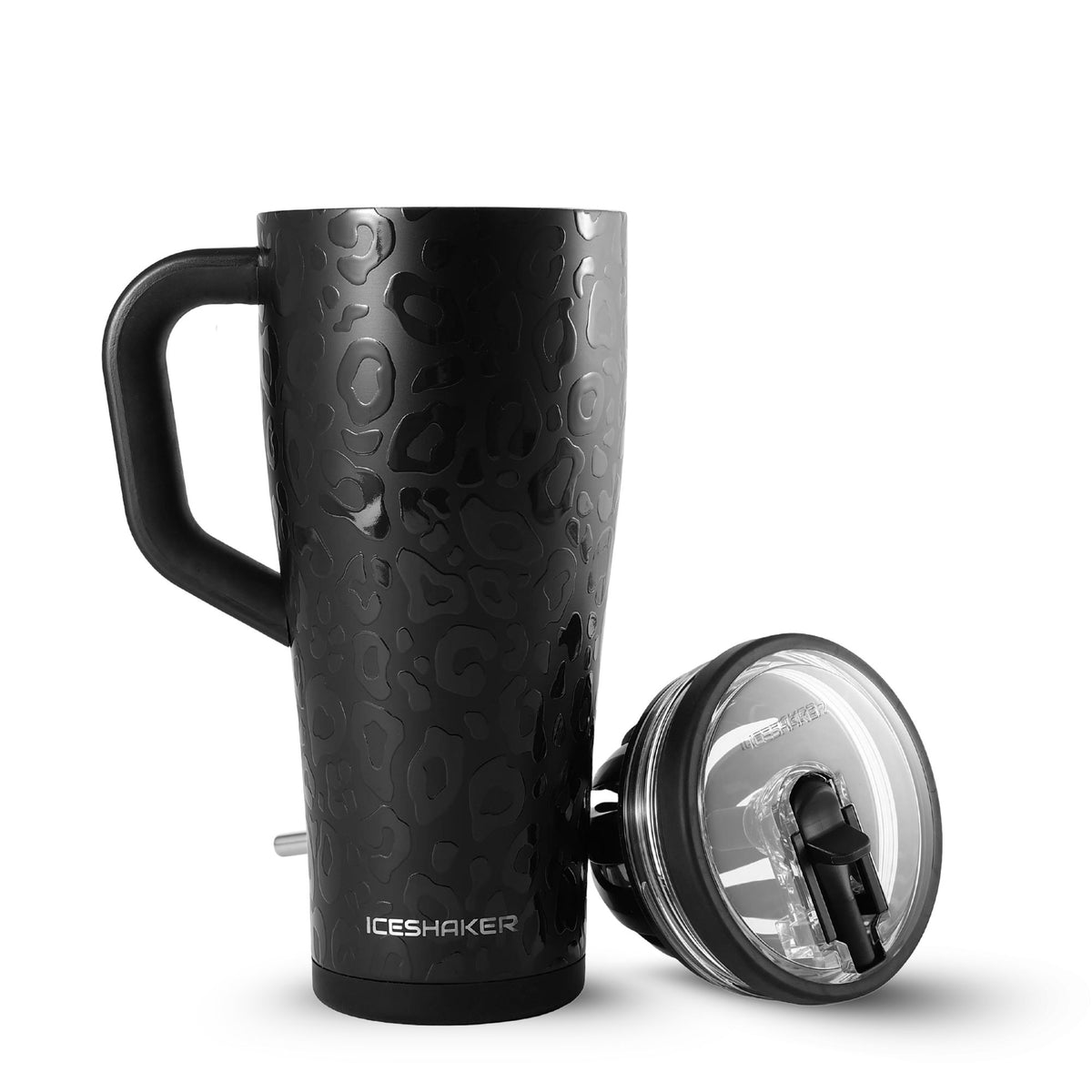 32oz Legend Series Shaker Bottle - Black Leopard