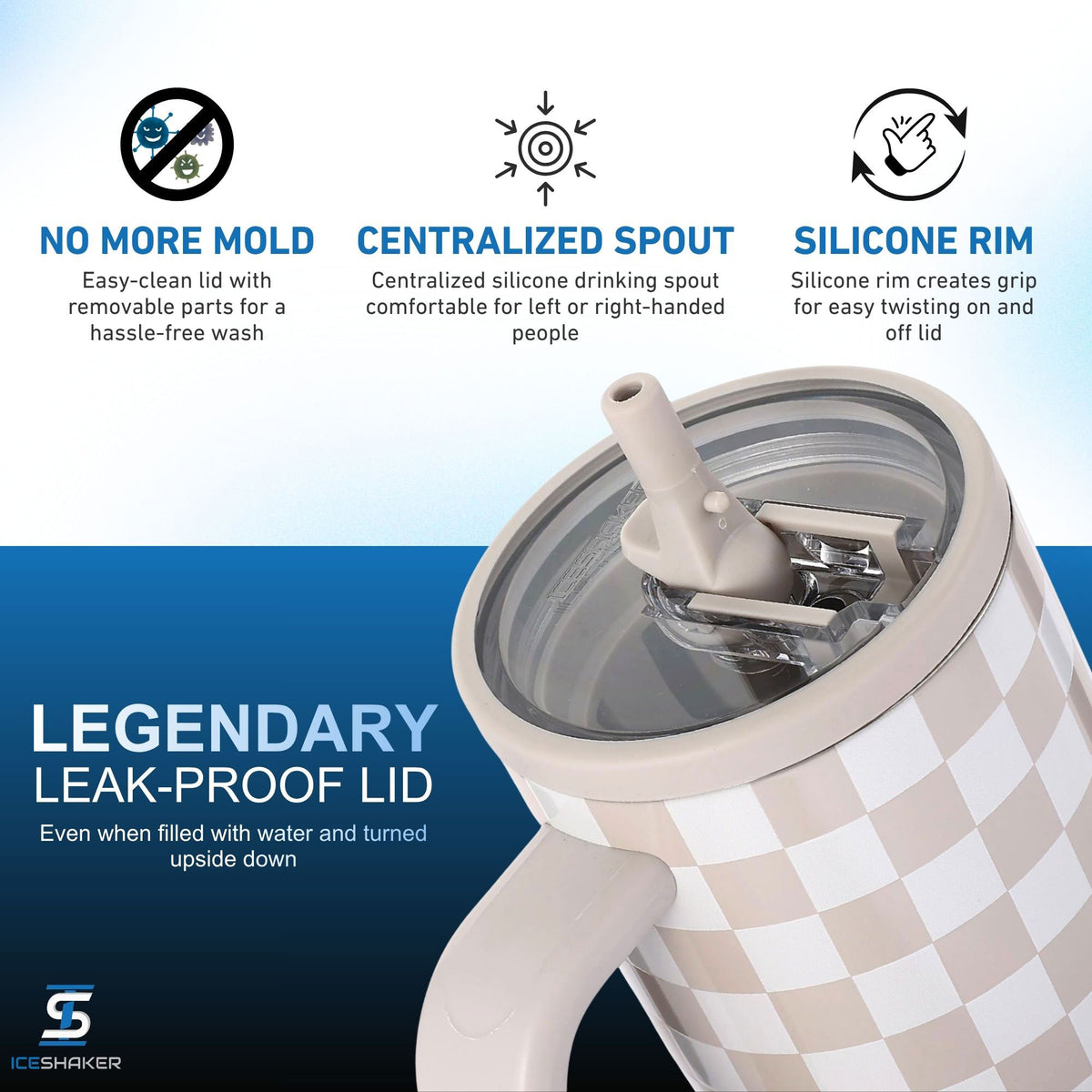 32oz Legend Series Shaker Bottle - Cobblestone