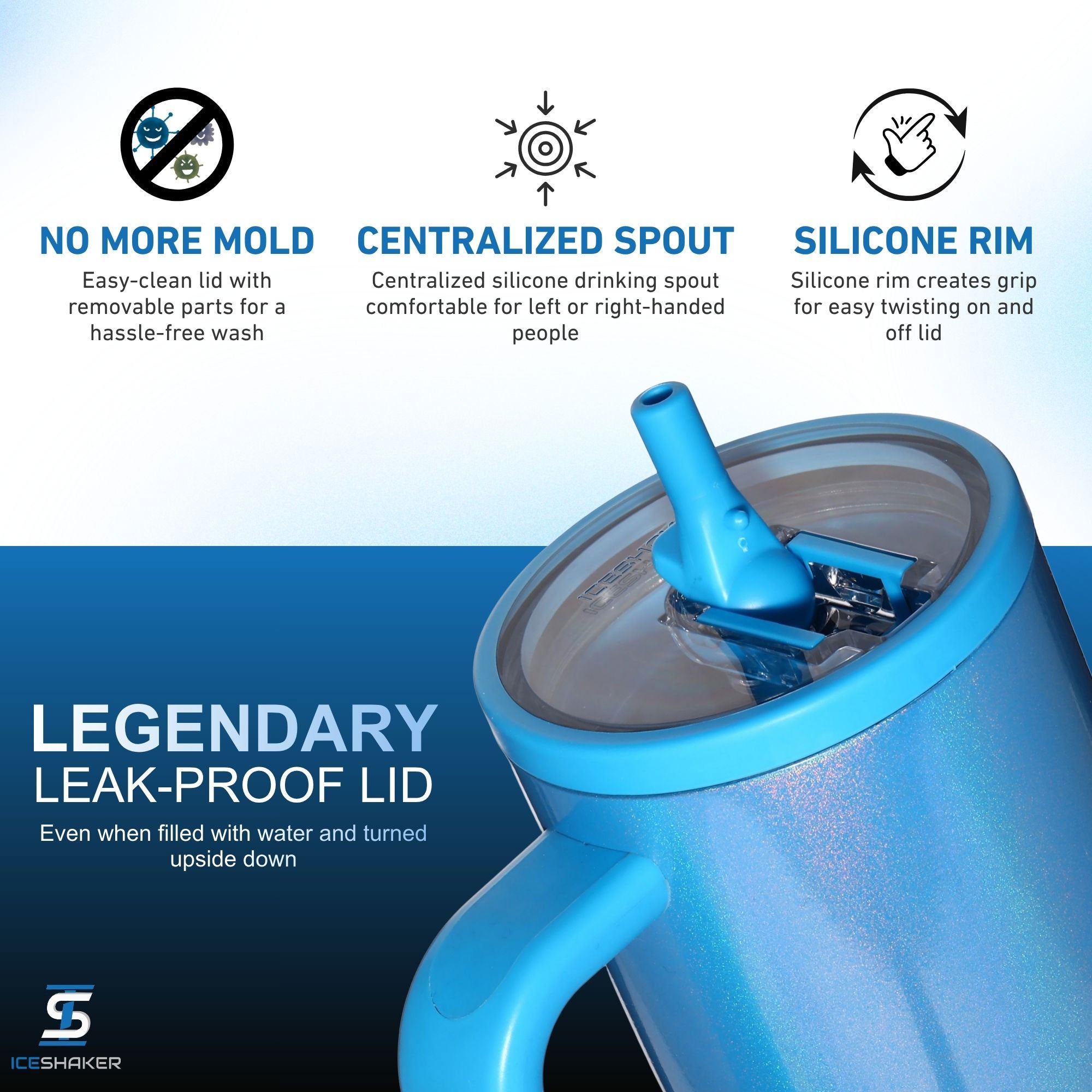 32oz Legend Series Shaker Bottle - Laguna