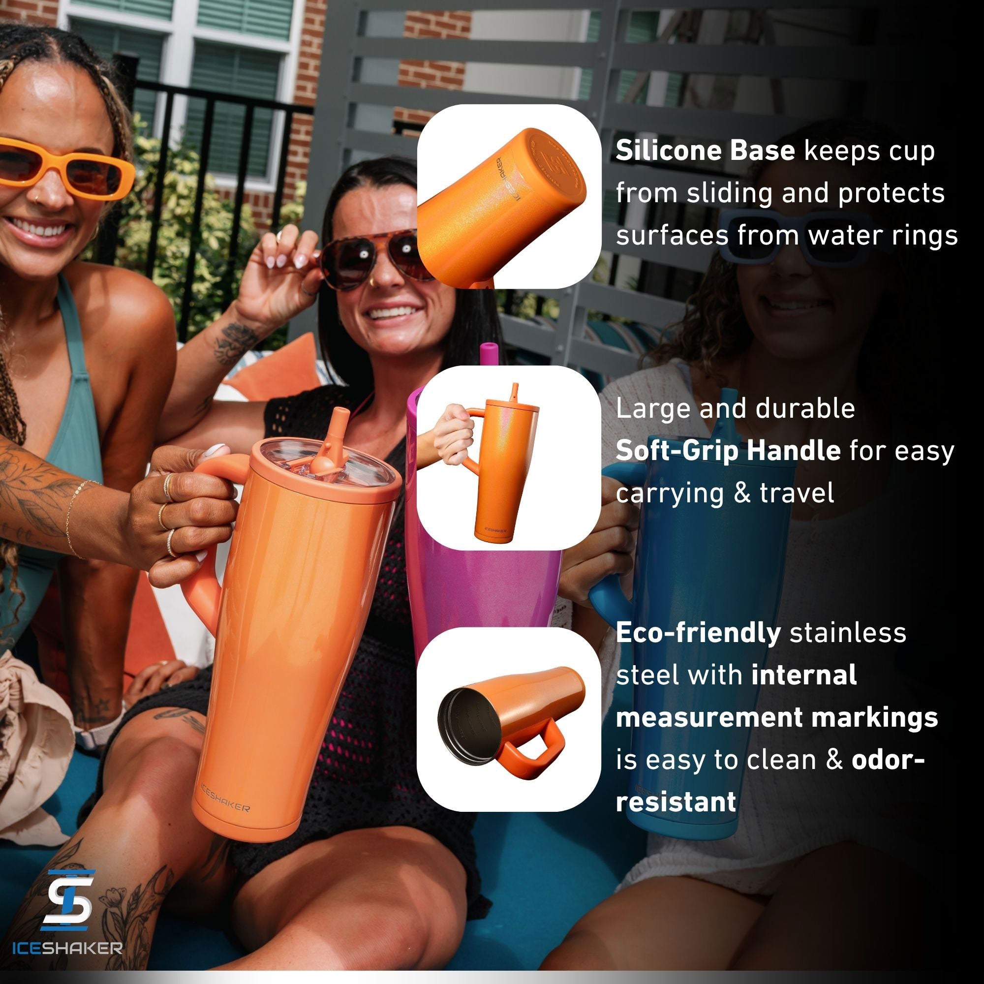 32oz Legend Series Shaker Bottle - Tango