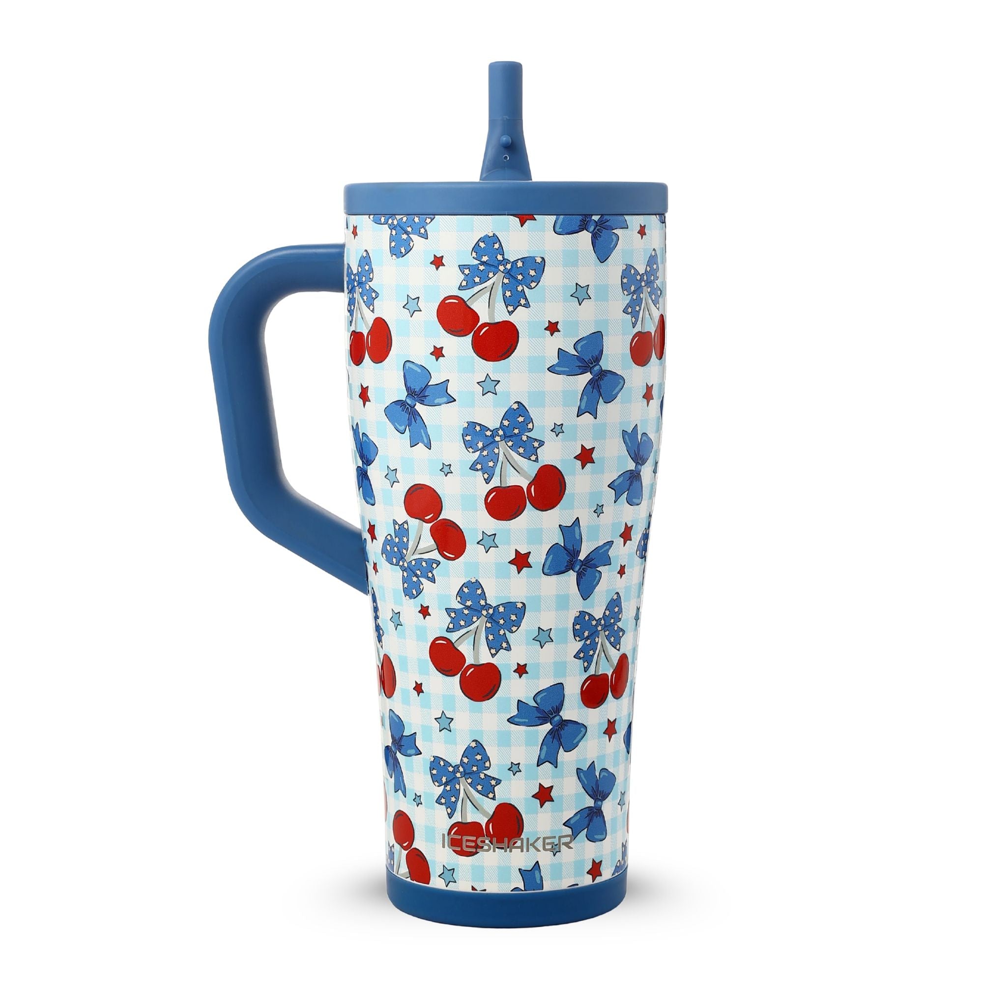 32oz Legend Series Stainless Steel Tumblers, USA Cherries | Ice Shaker