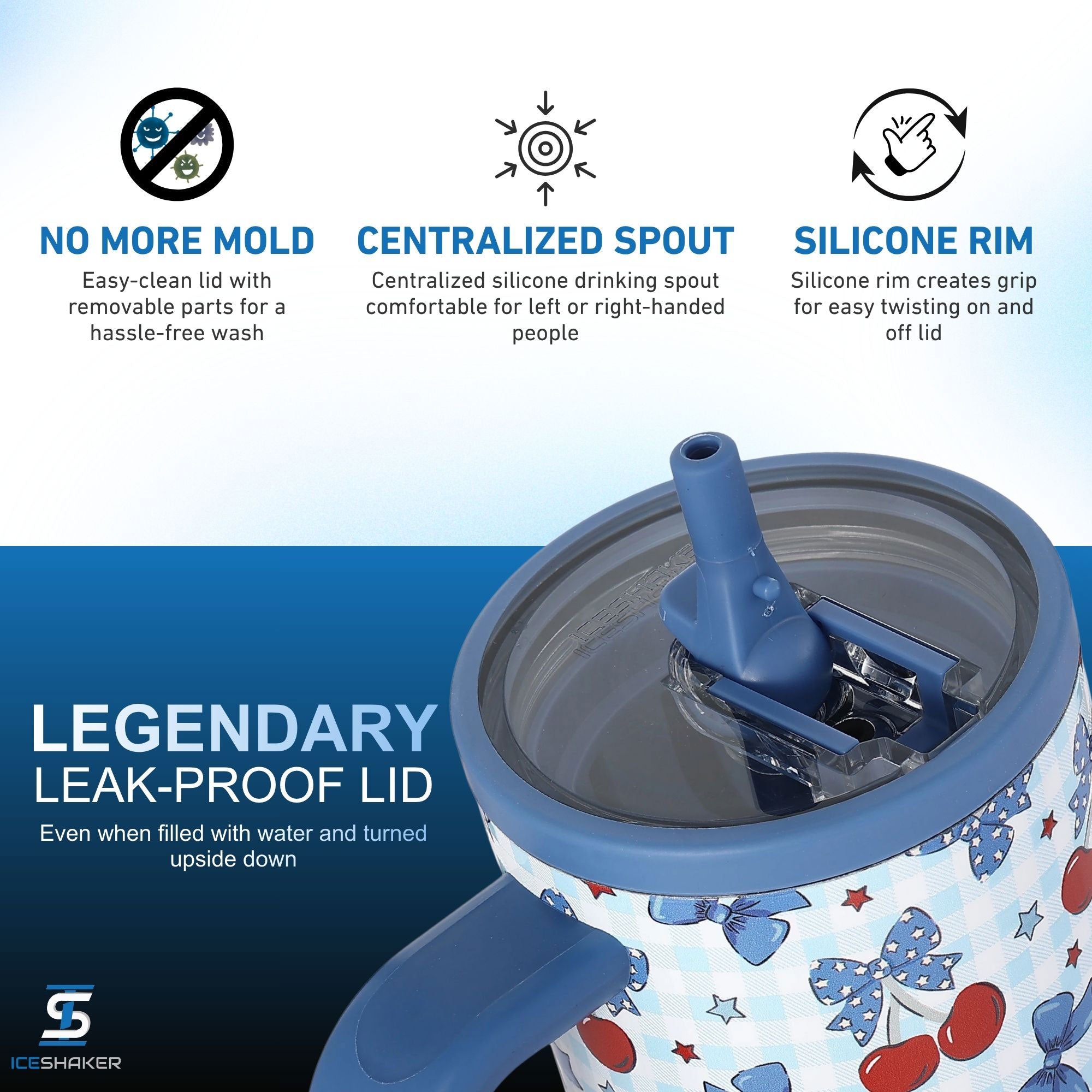 32oz Legend Series Stainless Steel Shaker Bottles | Ice Shaker