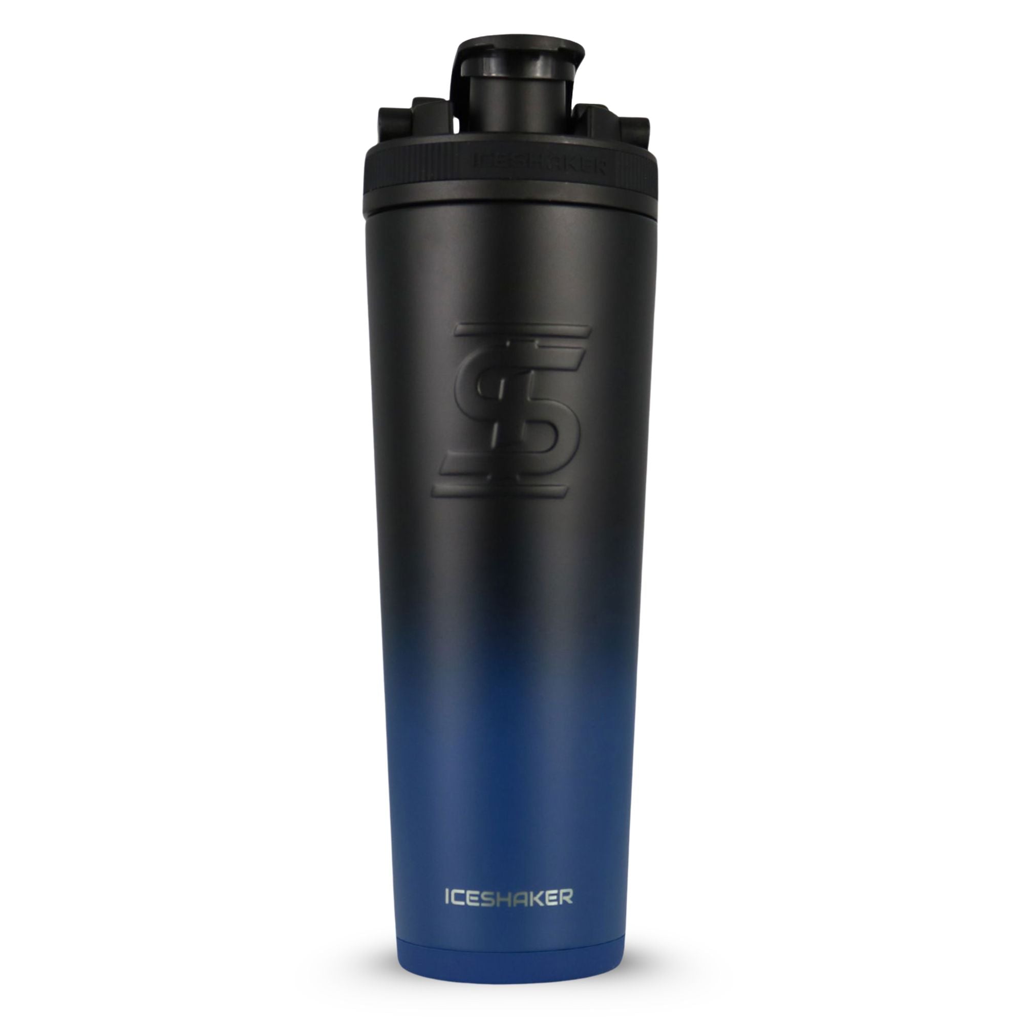 32oz Stainless Steel Shaker Bottle, Black | Ice Shaker