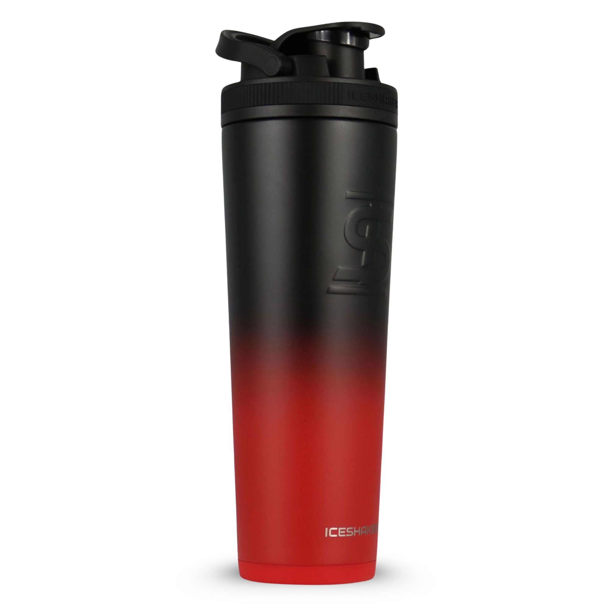 32oz Ice Shaker - Red Black Ombre
