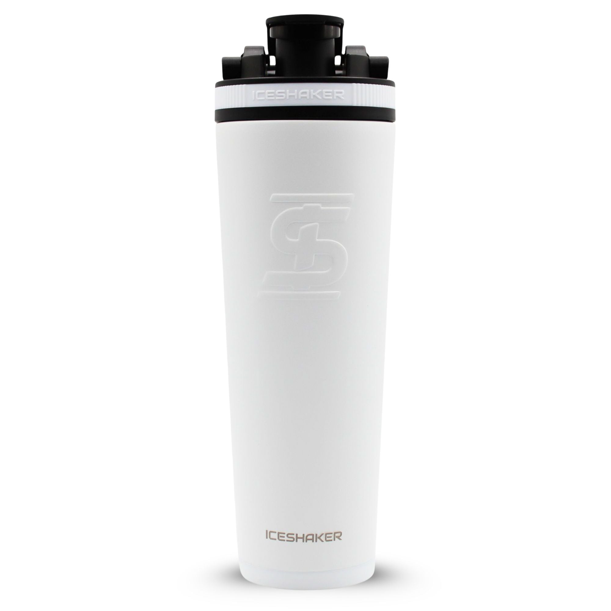 CUSTOM Sports Logo 32oz Ice Shaker - White