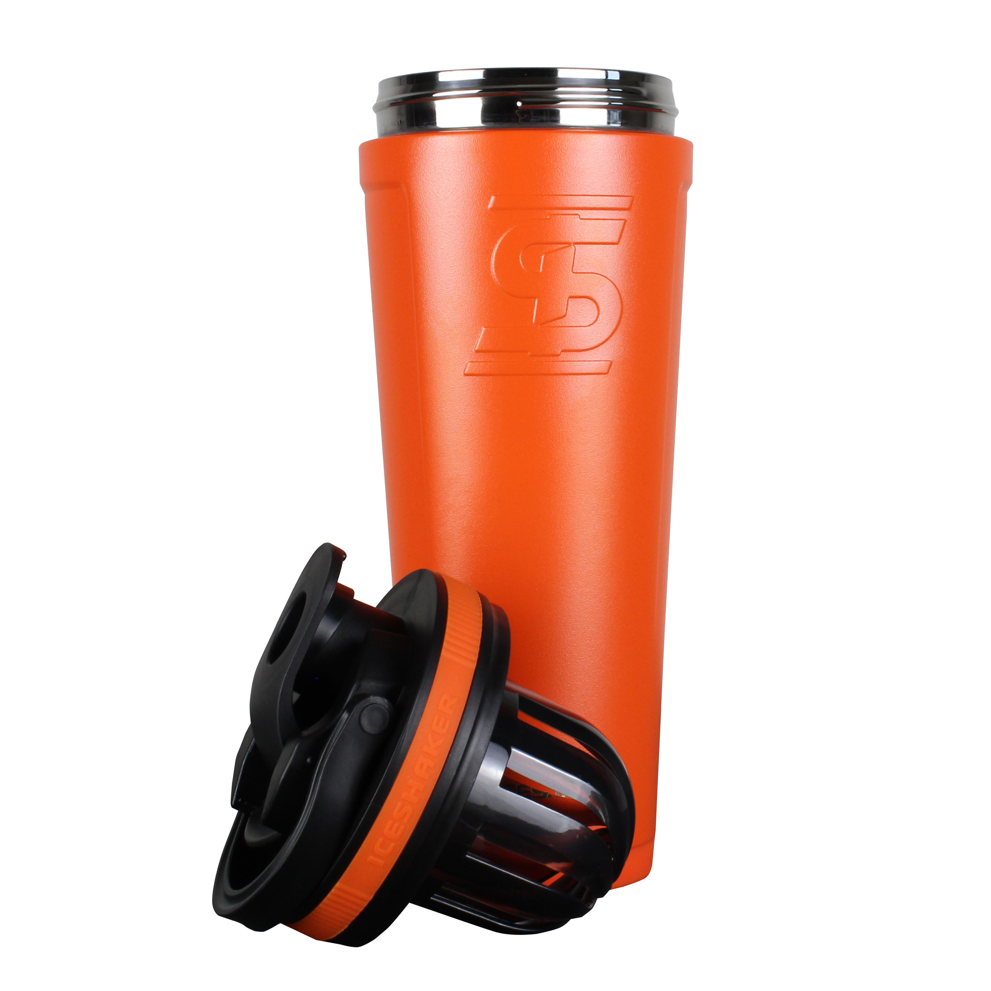 Orange Insulated 36oz Protein Shaker Bottle