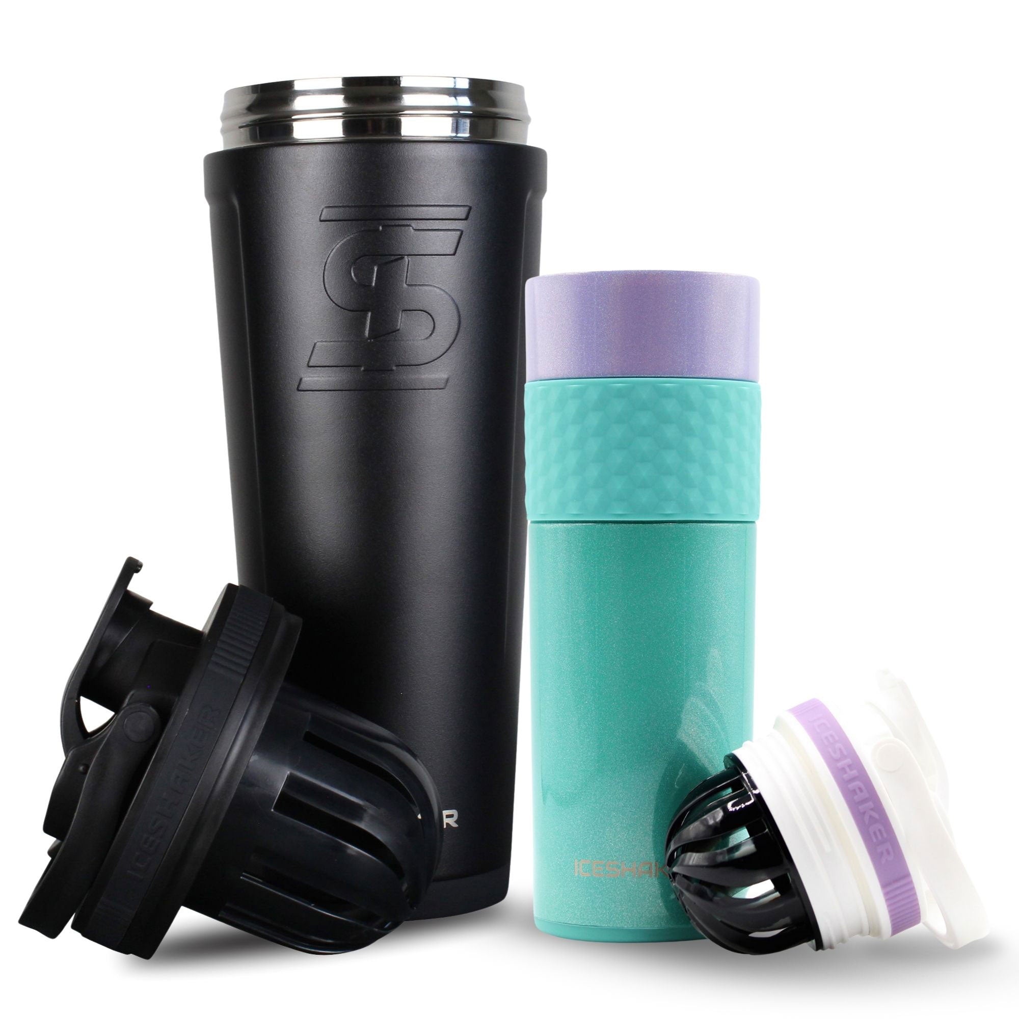 His & Her Protein Shaker Bottle Bundle