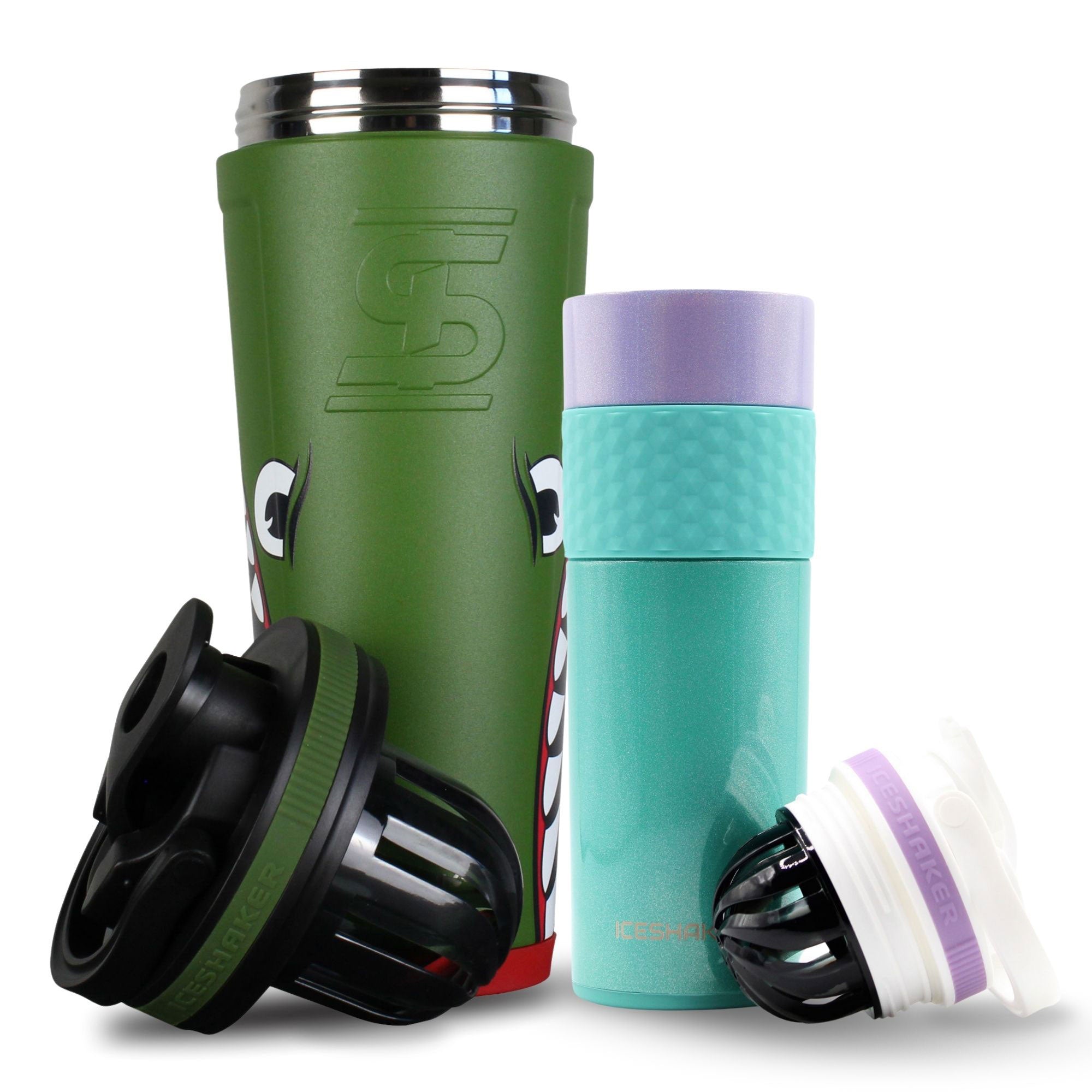 His & Her Protein Shaker Bottle Bundle