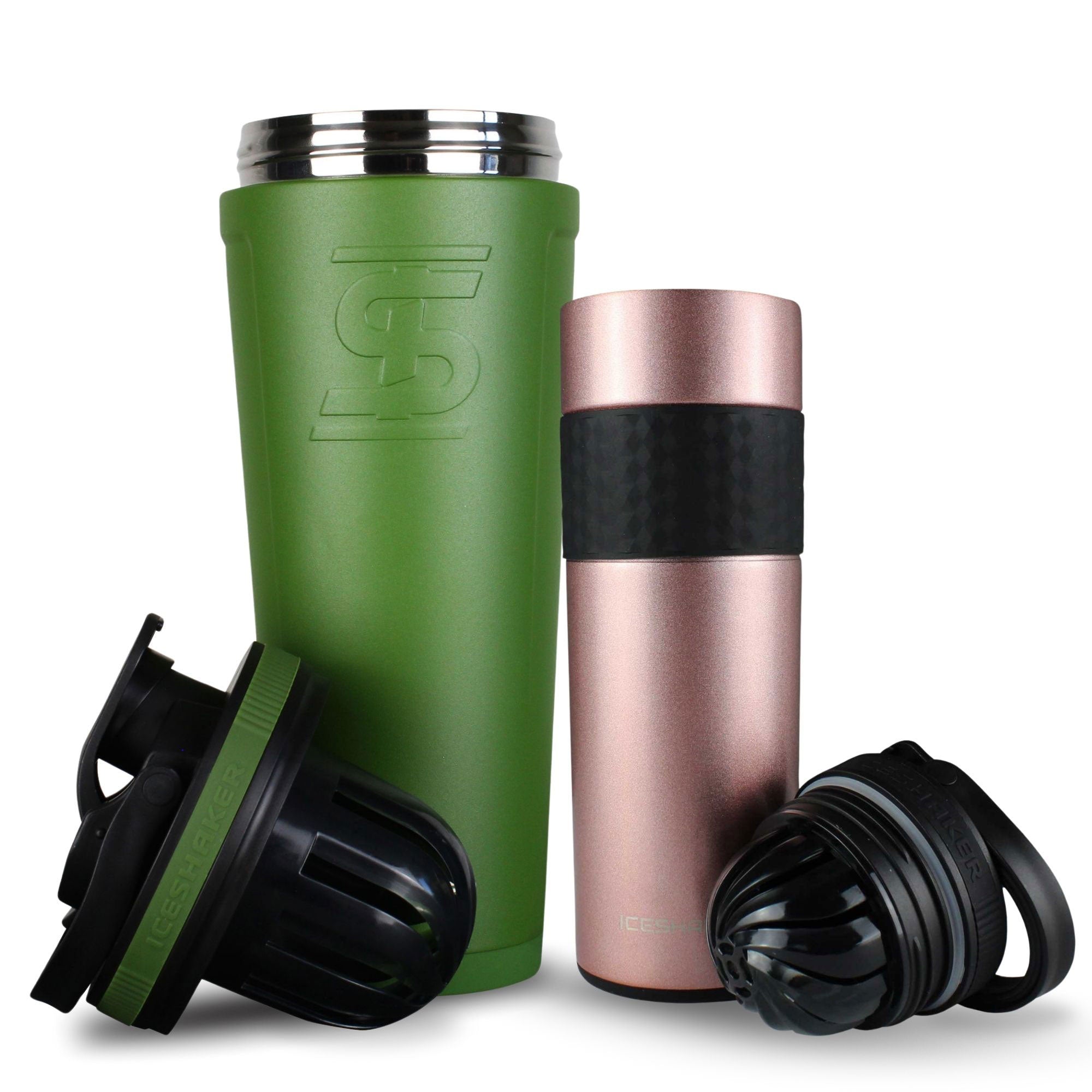 His & Her Protein Shaker Bottle Bundle