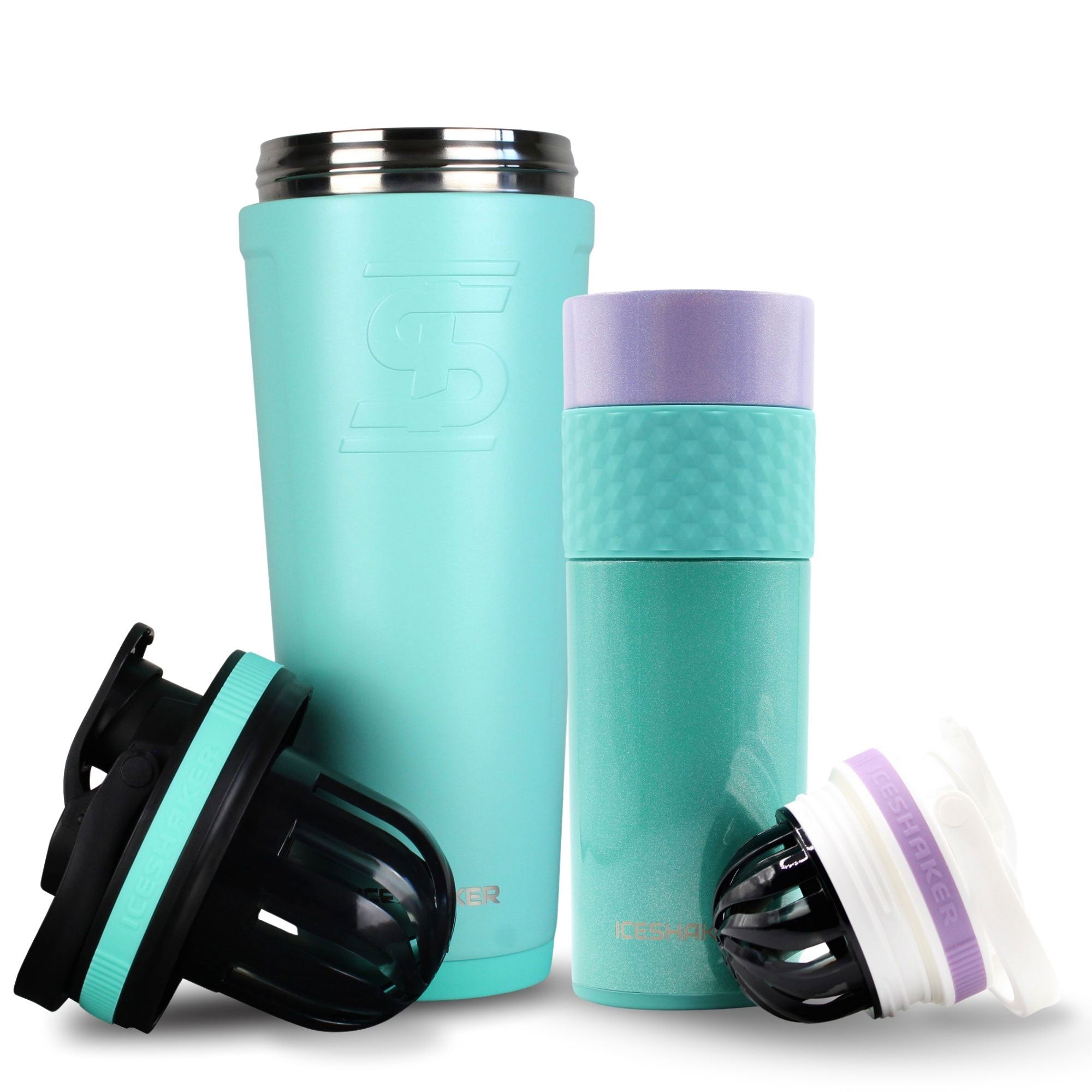 His & Her Protein Shaker Bottle Bundle