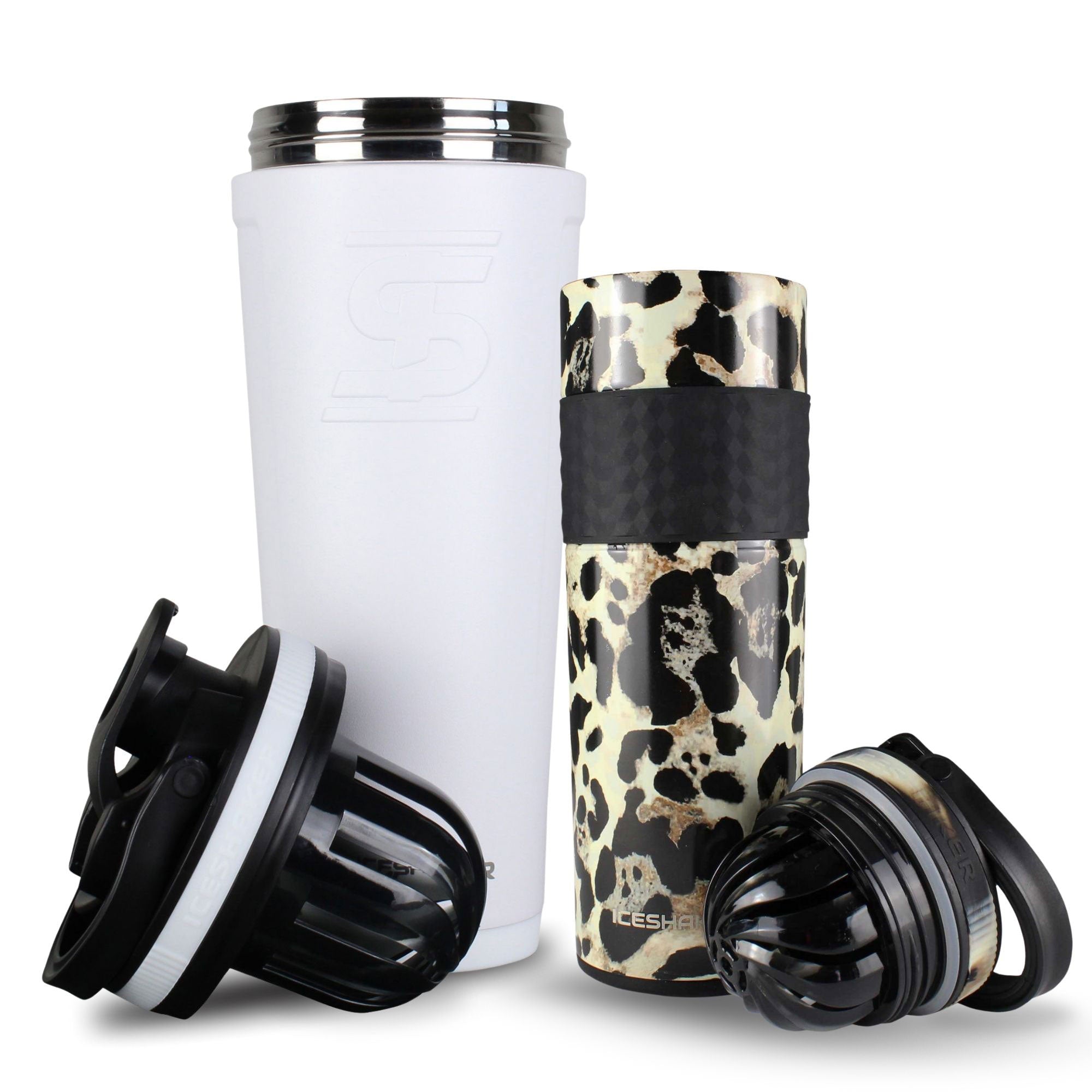 His & Her Protein Shaker Bottle Bundle