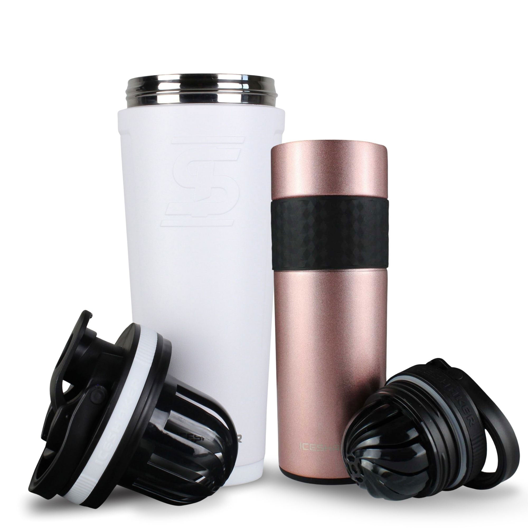 His & Her Protein Shaker Bottle Bundle