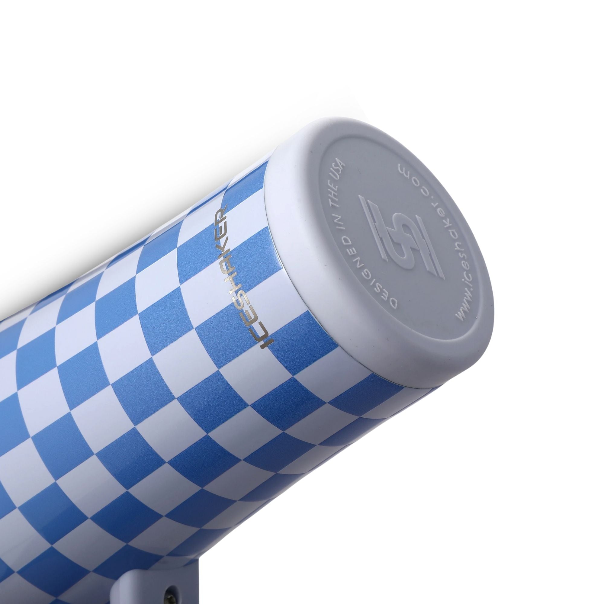 40oz Legend Series Shaker Bottle - Blue Checkers