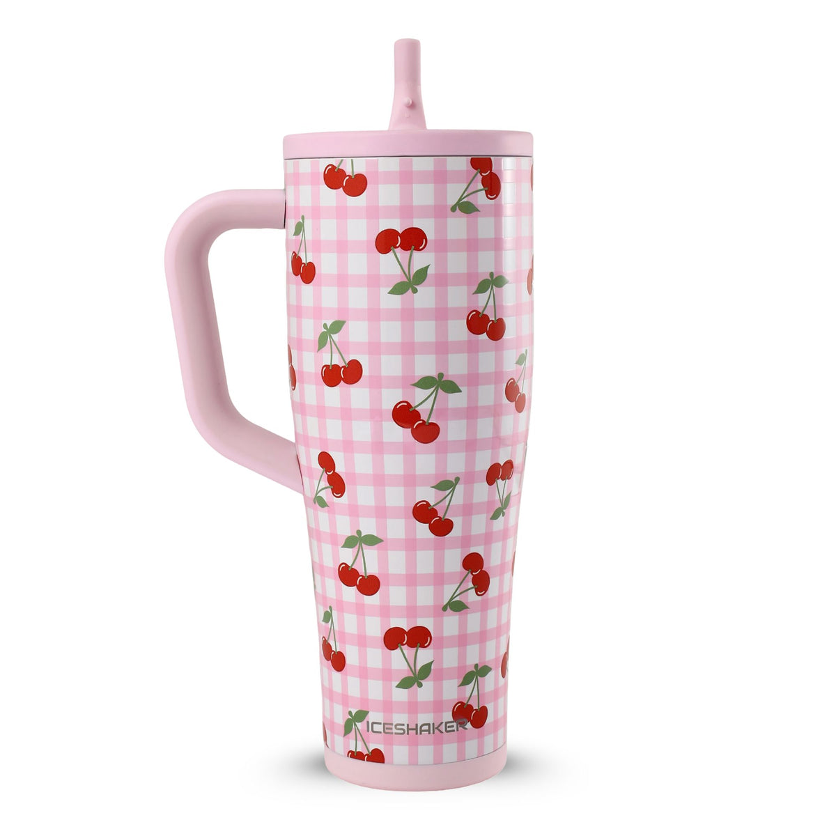 40oz Legend Series Shaker Bottle - Cherry Gingham