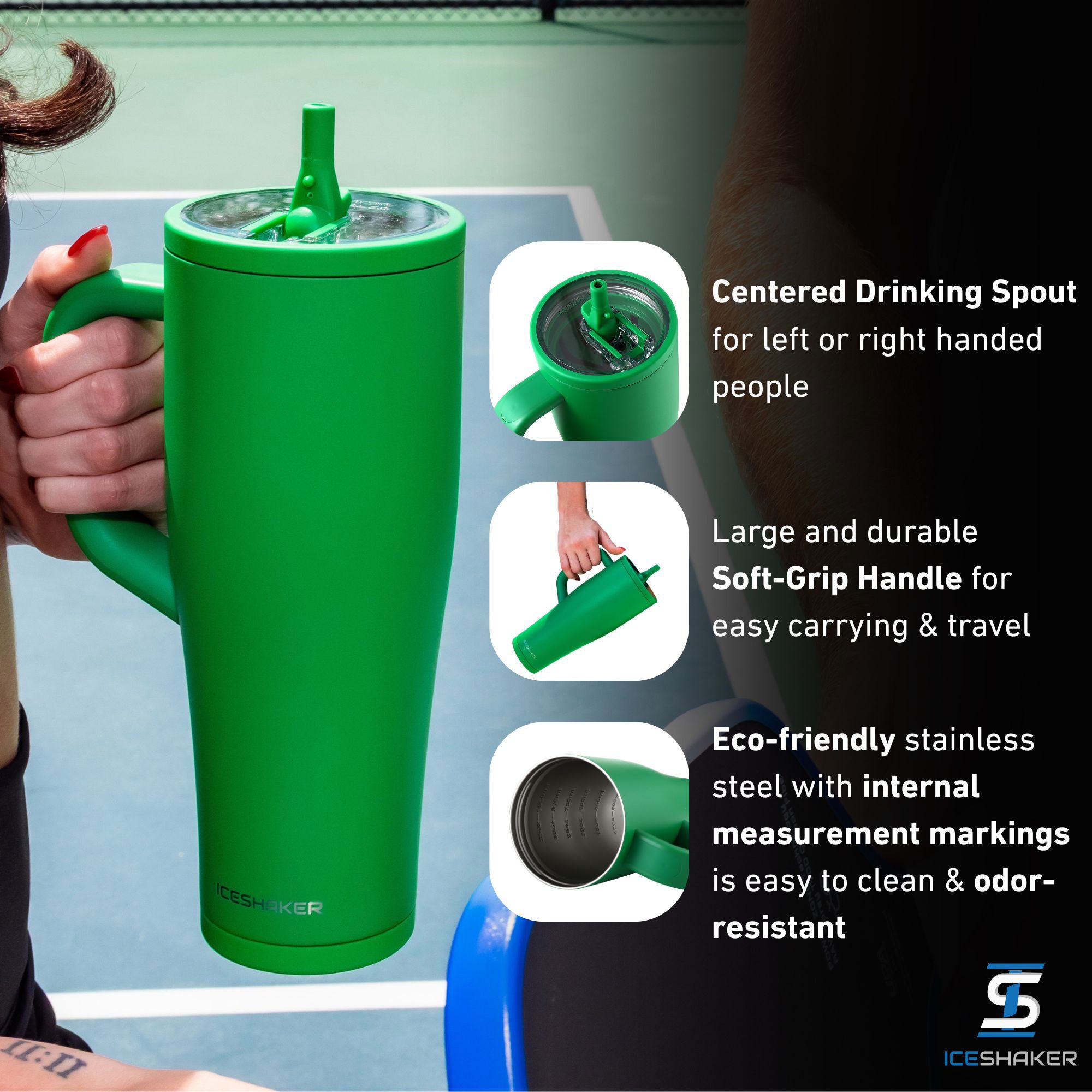 40oz Legend Series Stainless Steel Shaker Bottles