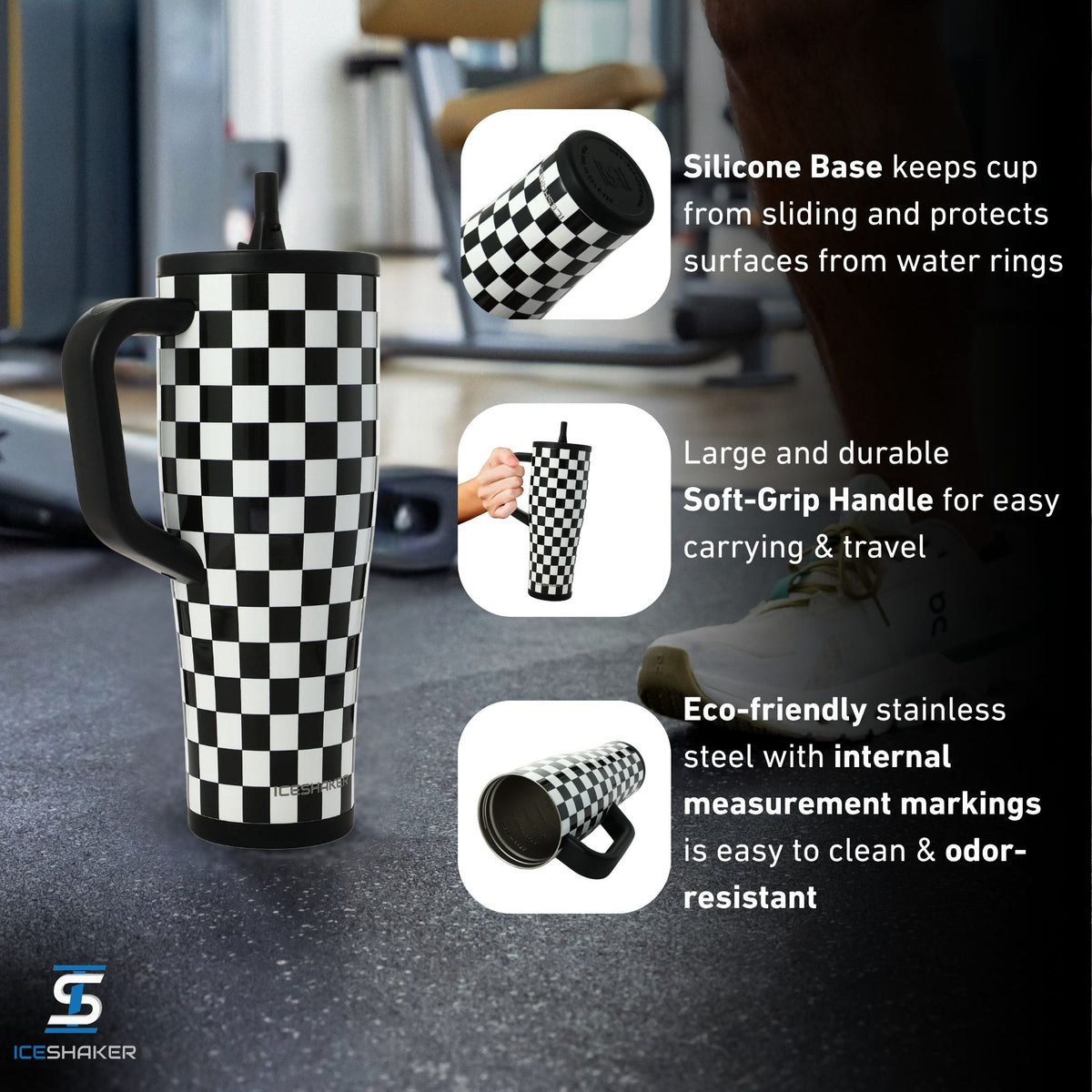 Checkers feature overview infographic