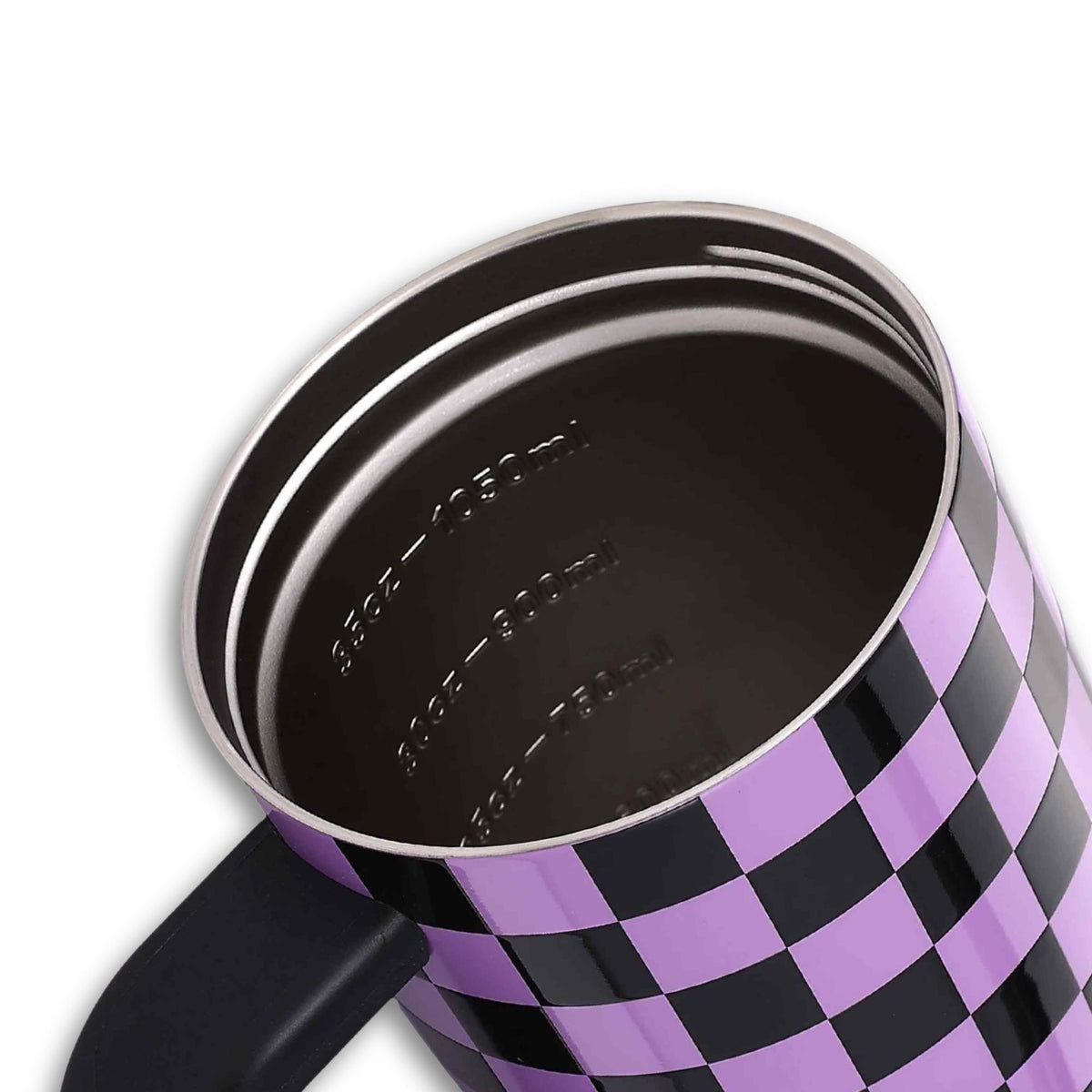 40oz Legend Series Shaker Bottle - Purple Black Checkers