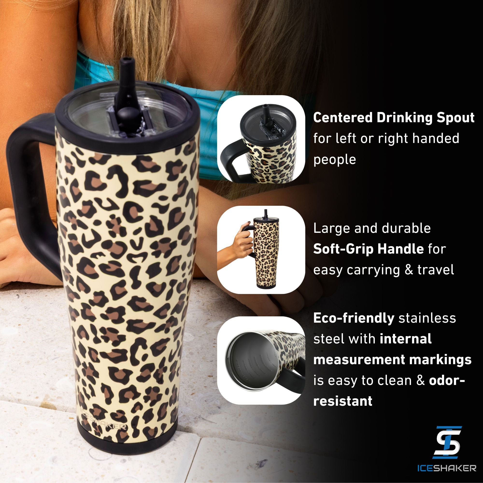 40oz Legend Series Stainless Steel Shaker Bottles