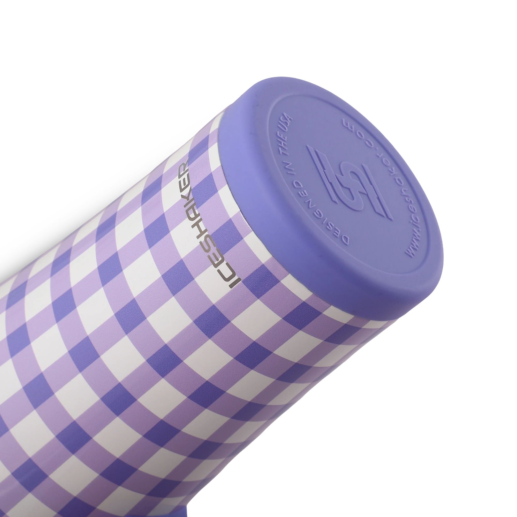 40oz Legend Series Shaker Bottle - Purple Gingham