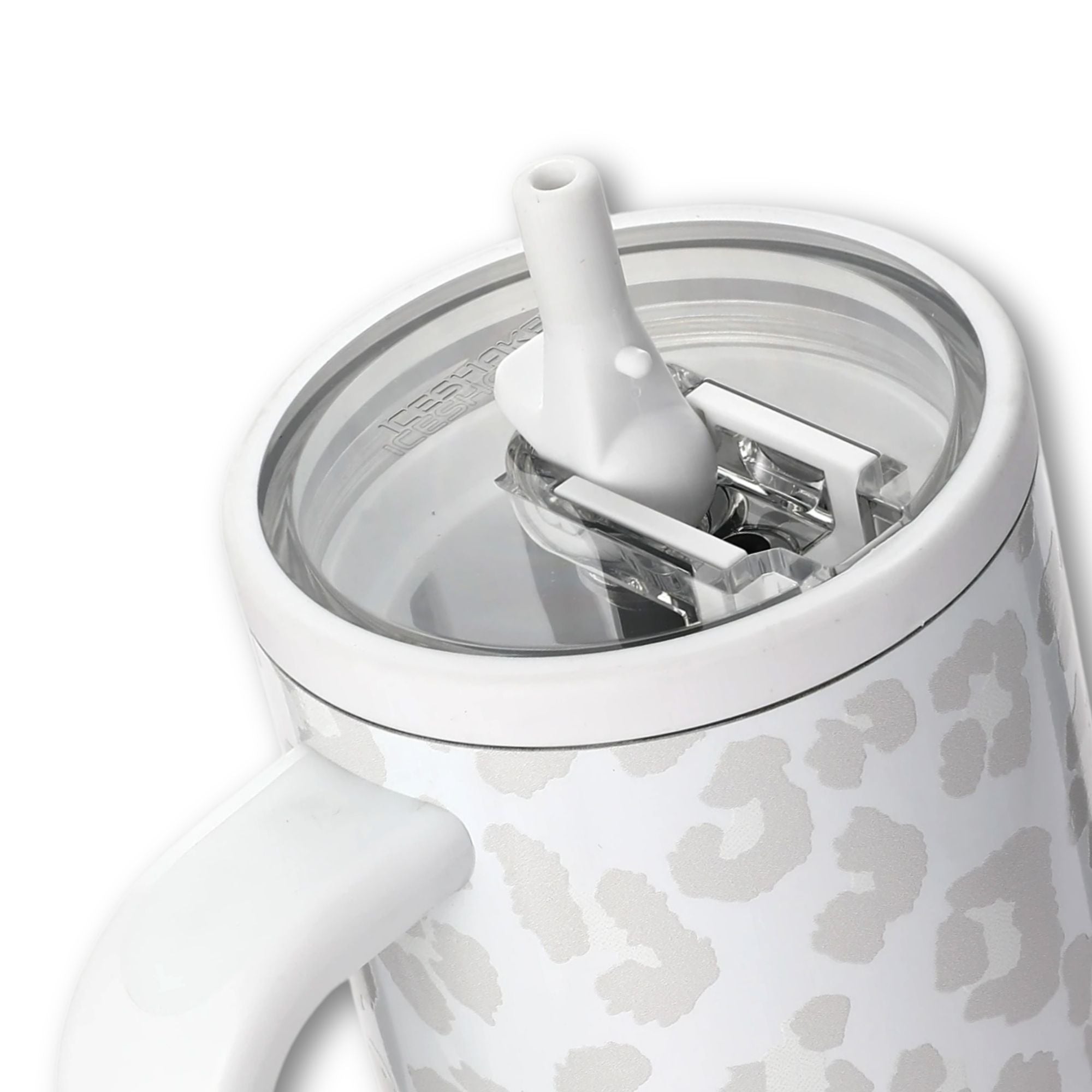 40oz Legend Series Shaker Bottle - White Leopard