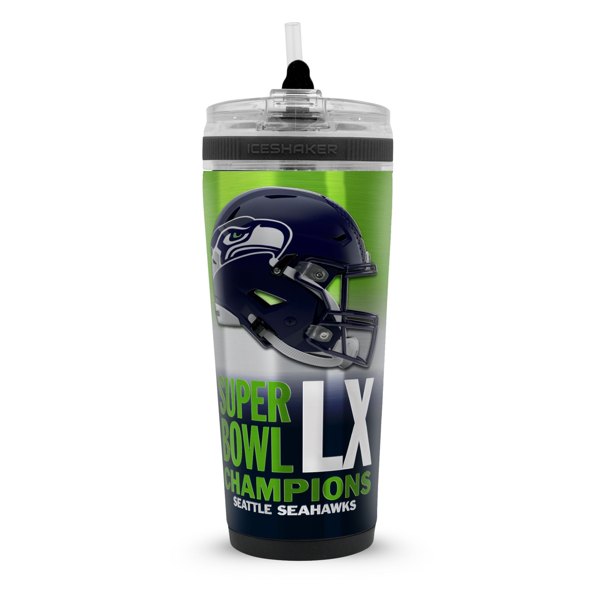 Seattle Seahawks Super Bowl LX Champions 4D Flex Bottle
