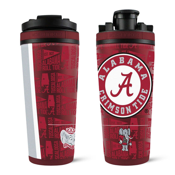 Alabama Crimson Tide NCAA Fan Custom Stanley Quencher 40oz Stainless Steel Tumbler With Handle Merchidea 2575