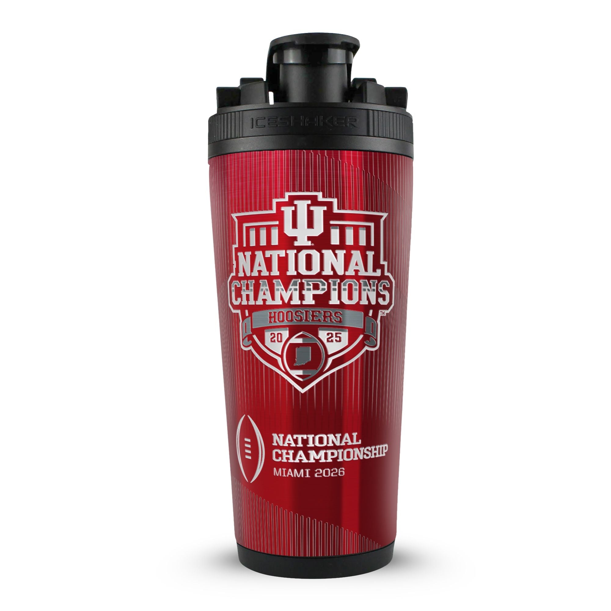 Official Indiana Hoosiers NCAA '26 National Champs Bottle | Ice Shaker