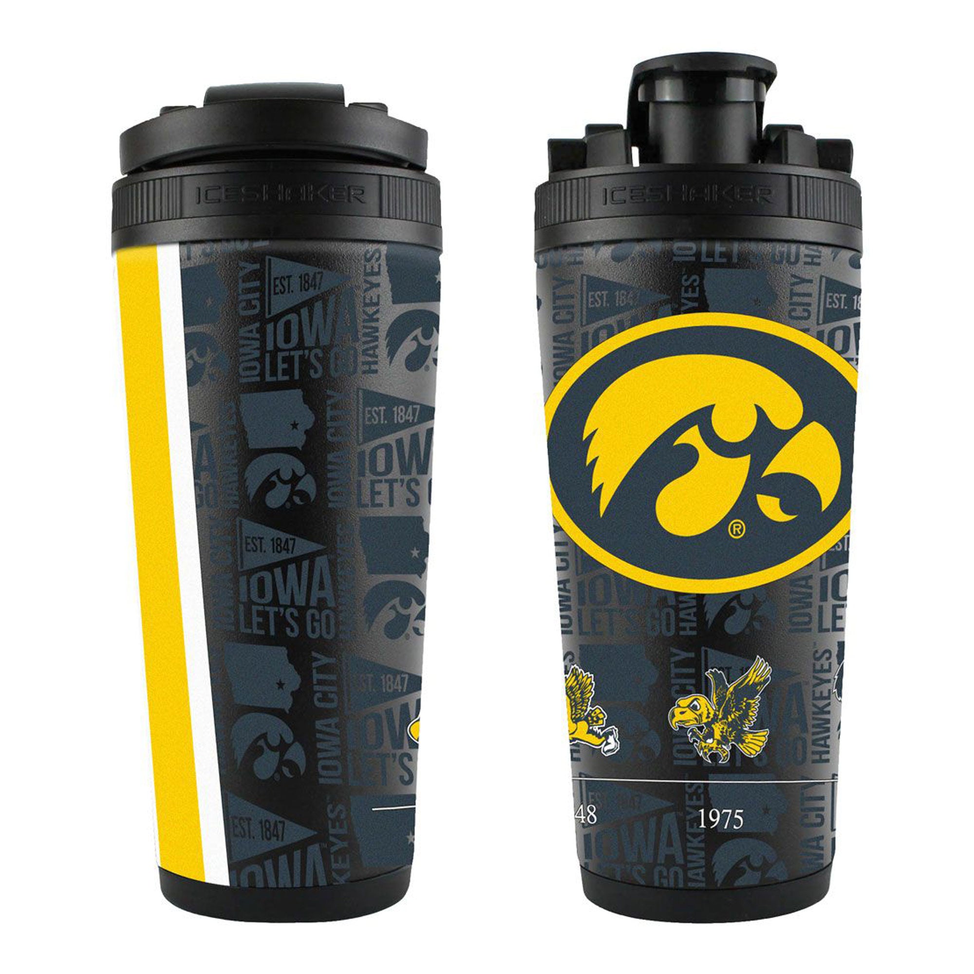 The College Vault - Iowa Hawkeyes 4D Ice Shaker