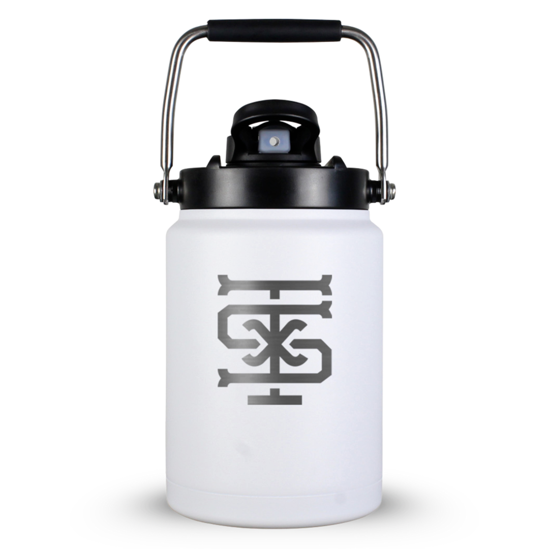 CUSTOM Texas Sandlot Half Gallon Jug - White