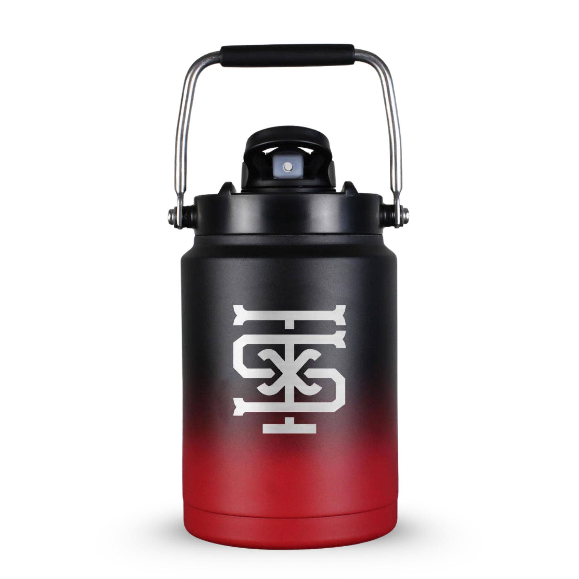 CUSTOM Texas Sandlot Half Gallon Jug - Red Black Ombre