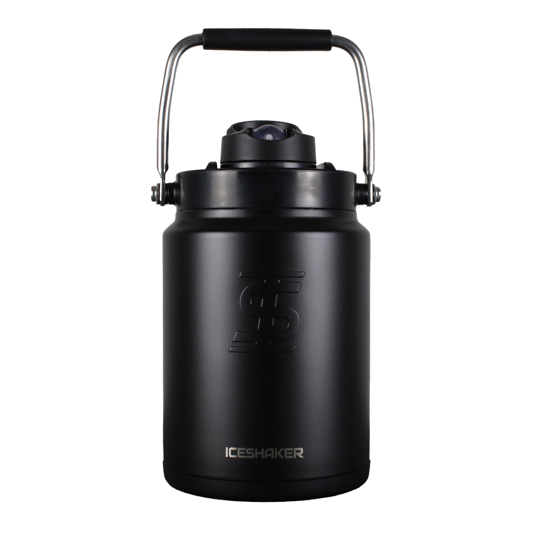 CUSTOM Half Gallon Jug with Silicone Base - Black