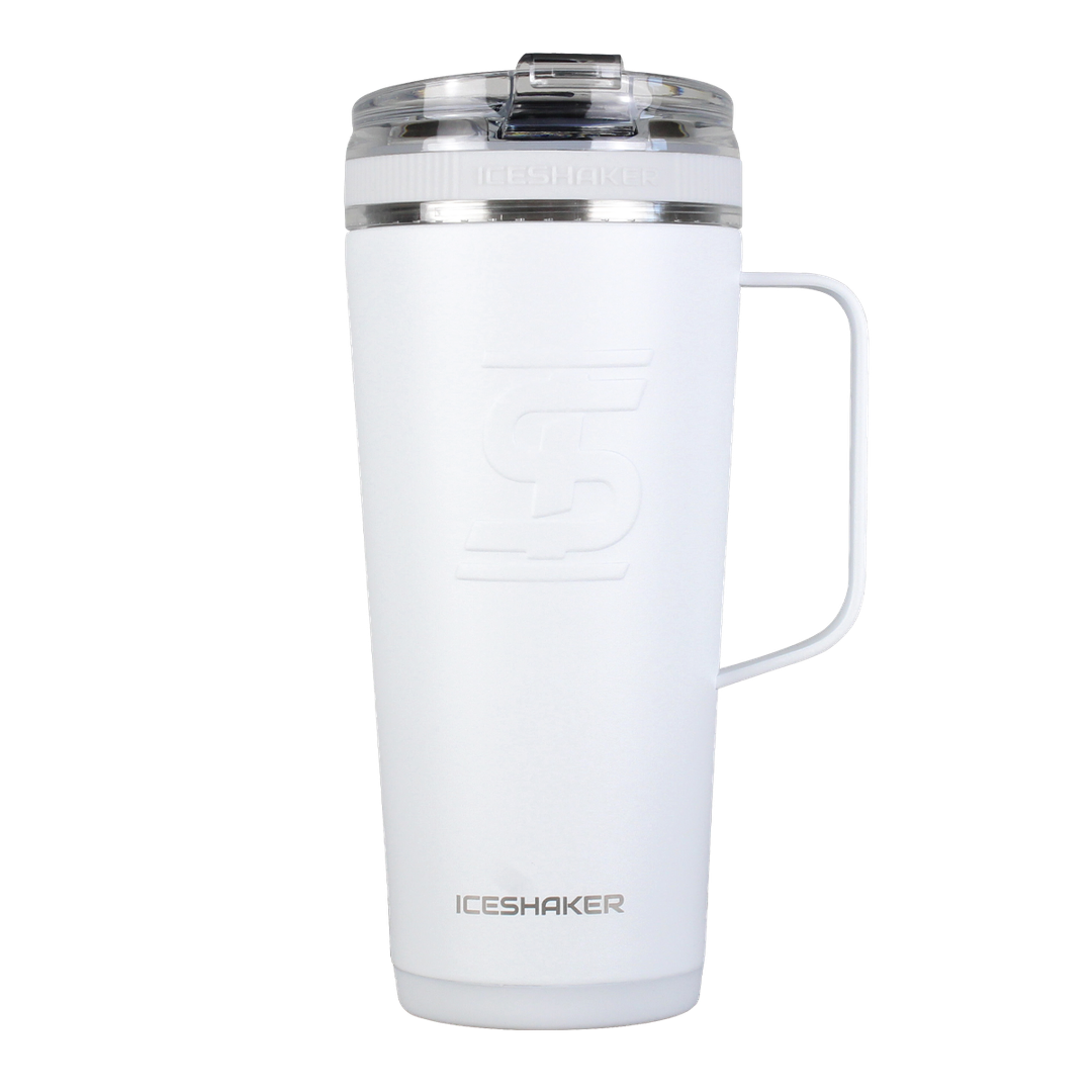 CUSTOM 26oz. Flex Bottle With Handle - White